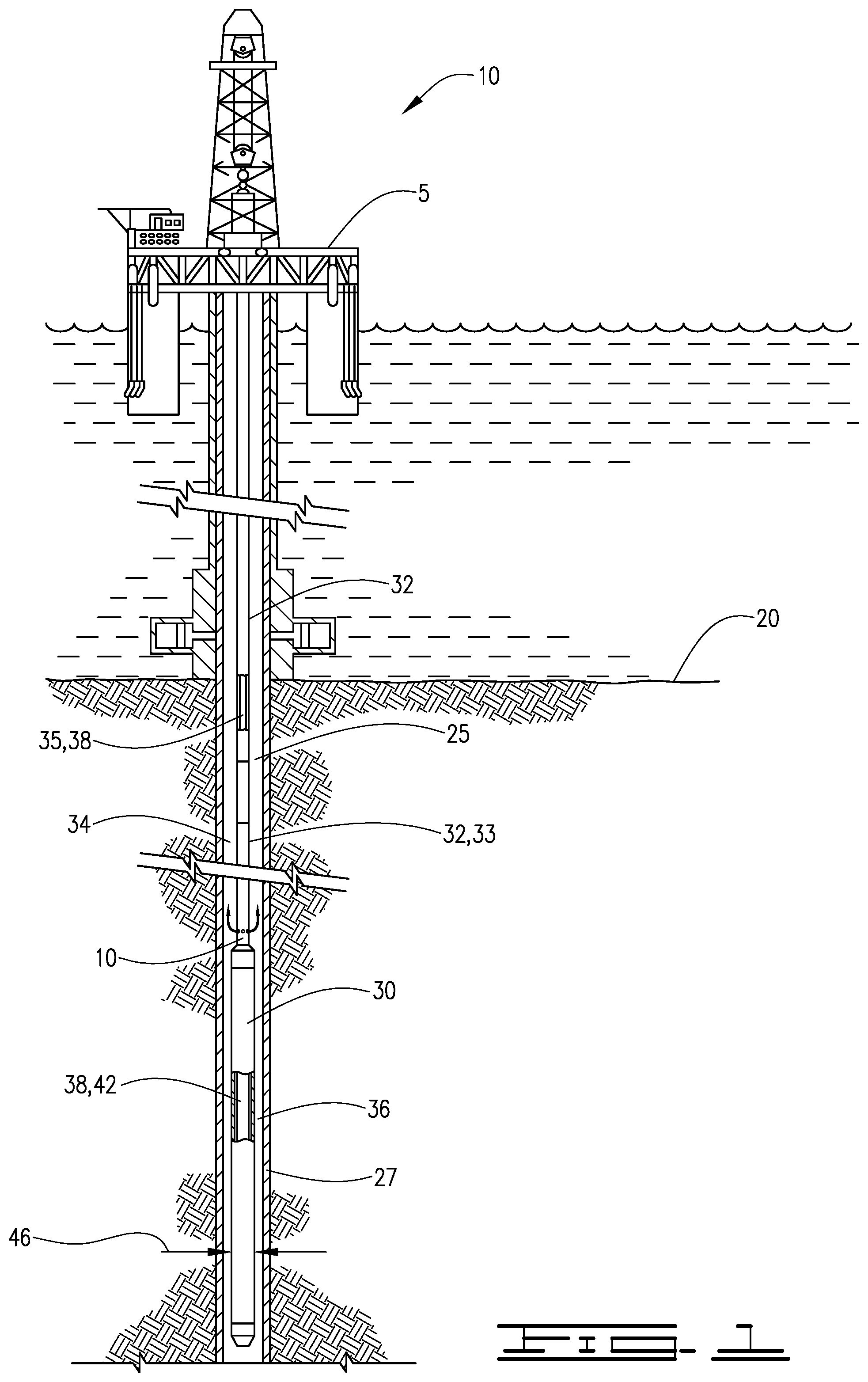 Patent US12460507 — Apparatus and method of reducing surge when running casing — Figure 1