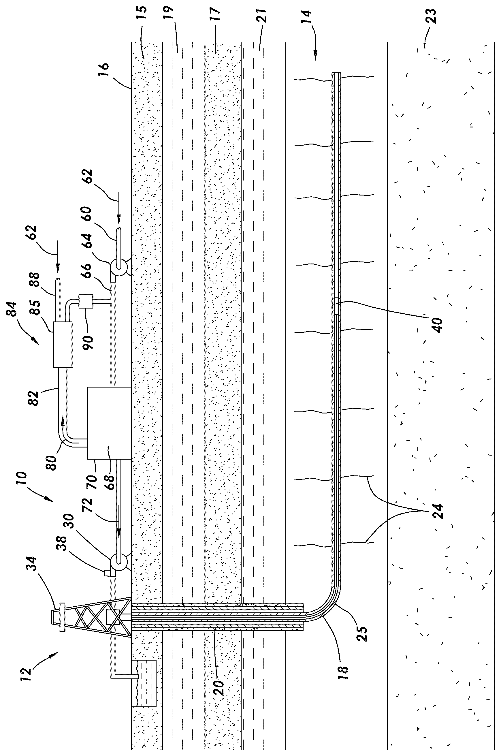 Patent US12460512 — Injecting dissolved carbon dioxide into a subterranean formation — Figure 1