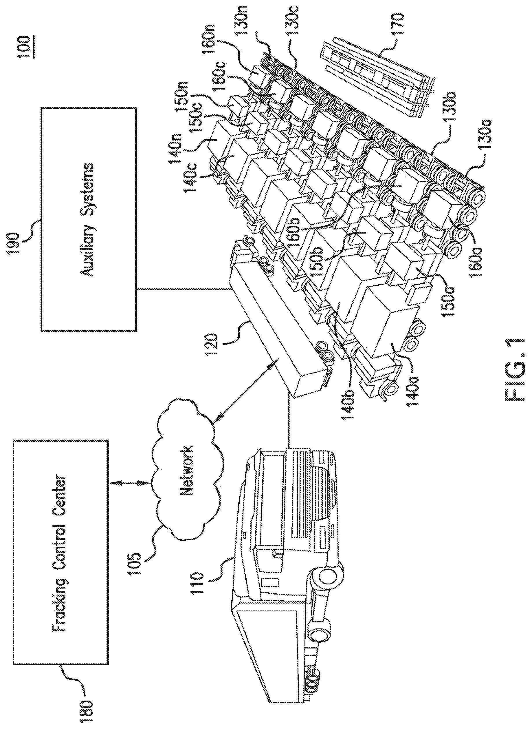 Patent US12460524 — Electric driven hydraulic fracking system — Figure 1