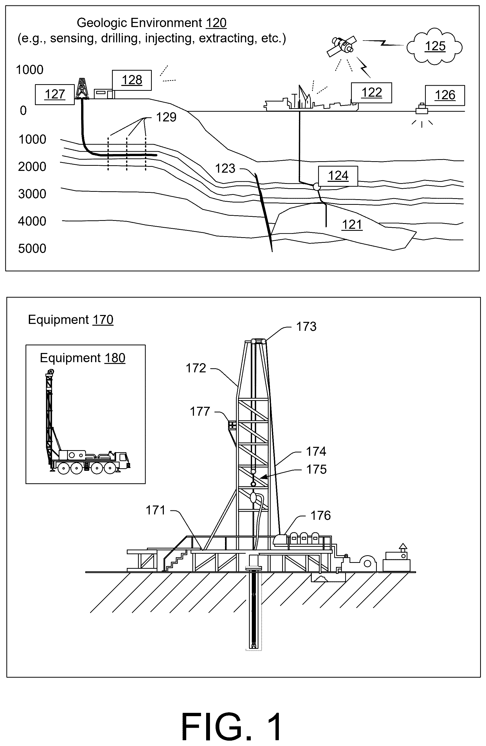 Patent US12460539 Figure 1 – Instrumented drill bit