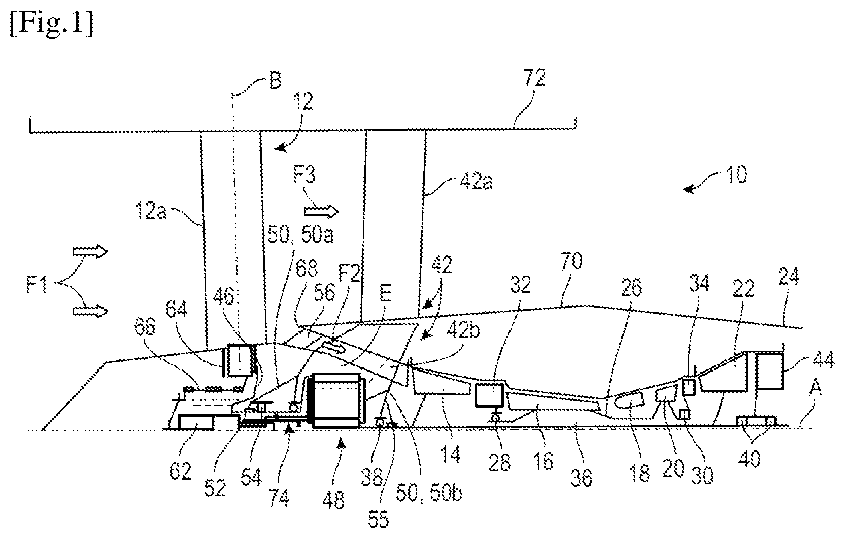 Patent US12460550 — Fan module equipped with an oil transfer device — Figure 1
