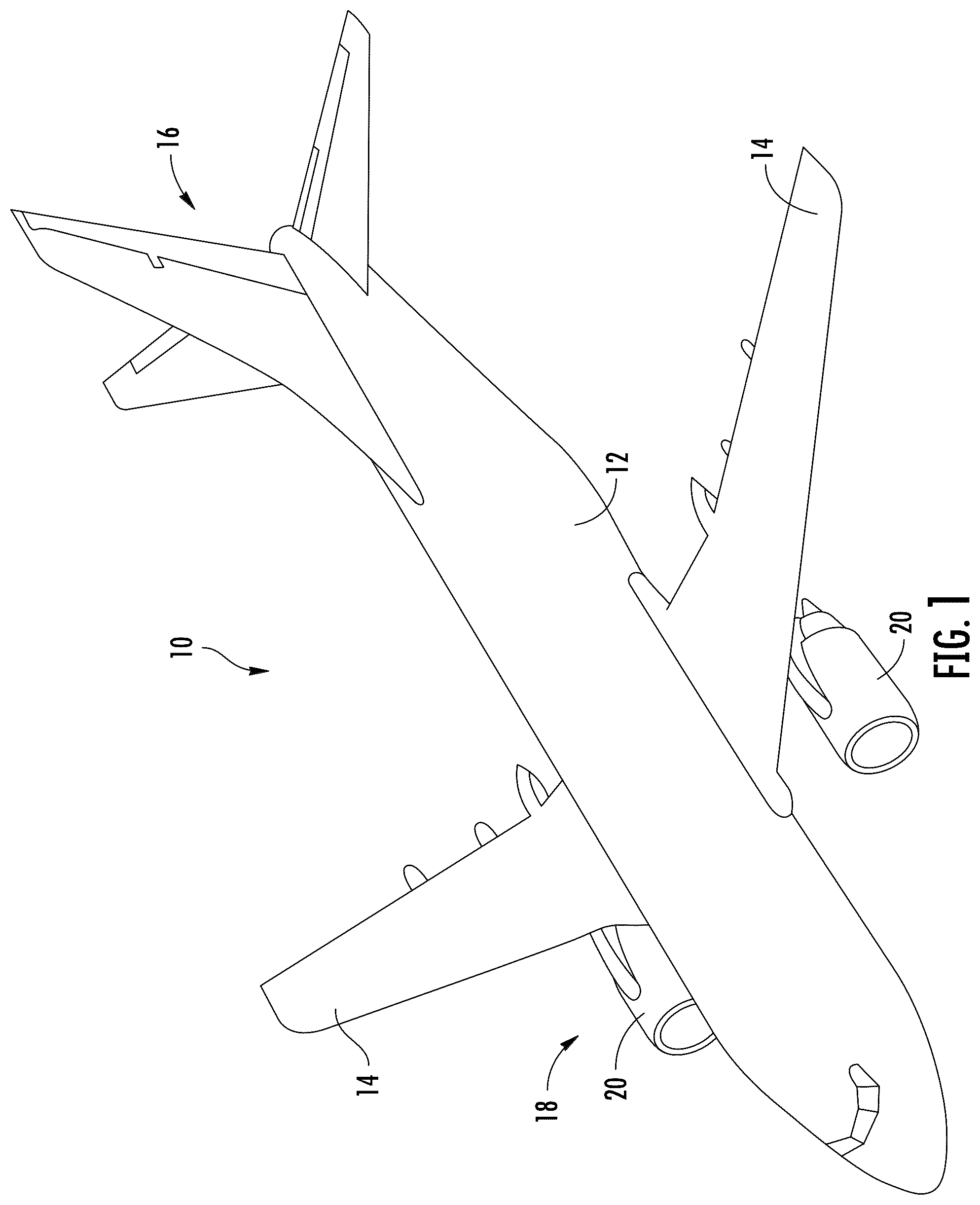Patent US12460552 — Sealing system for a turbomachine — Figure 1