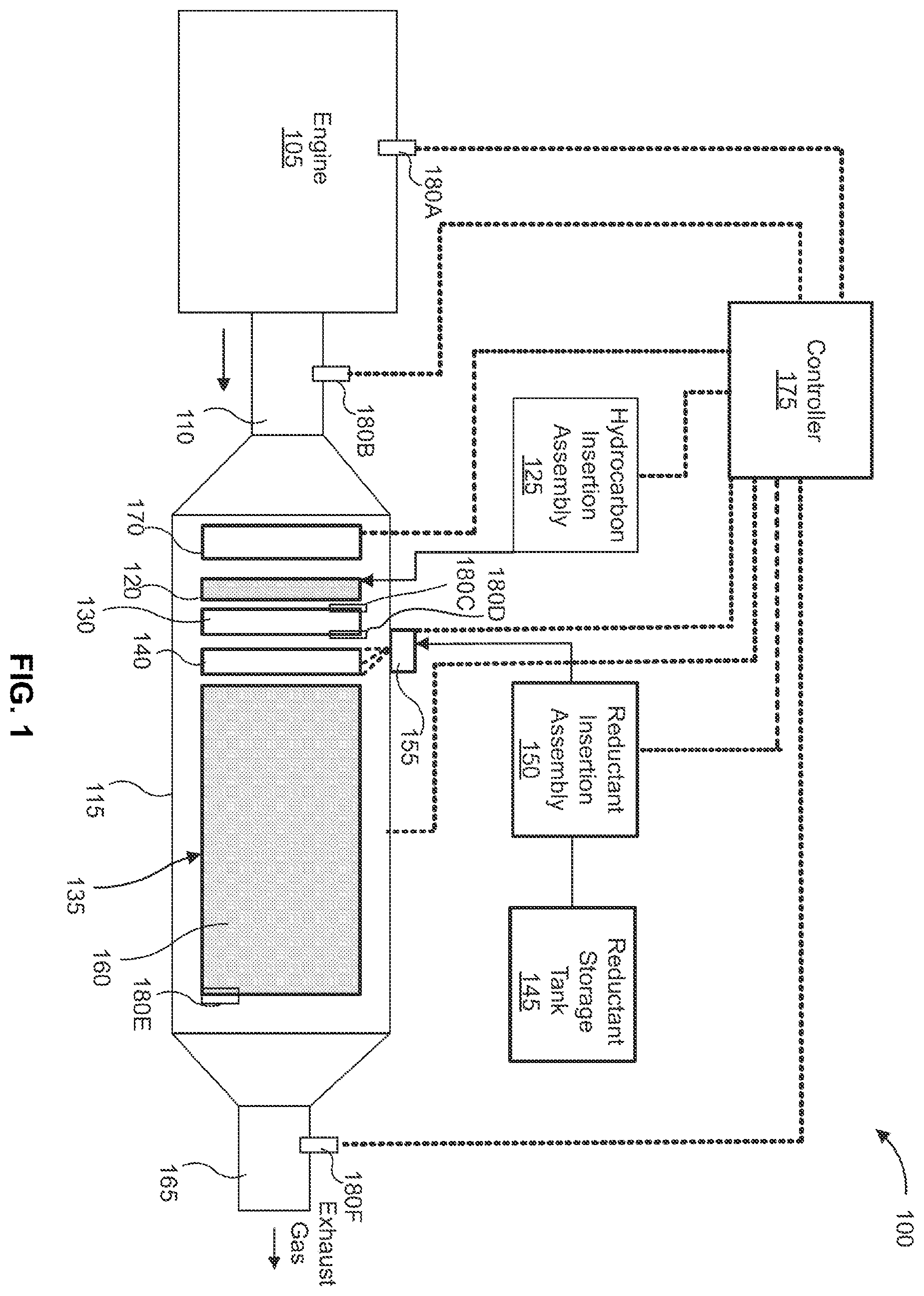 Patent US12460568 — Engine health and oil consumption rate diagnostic using back pressure — Figure 1