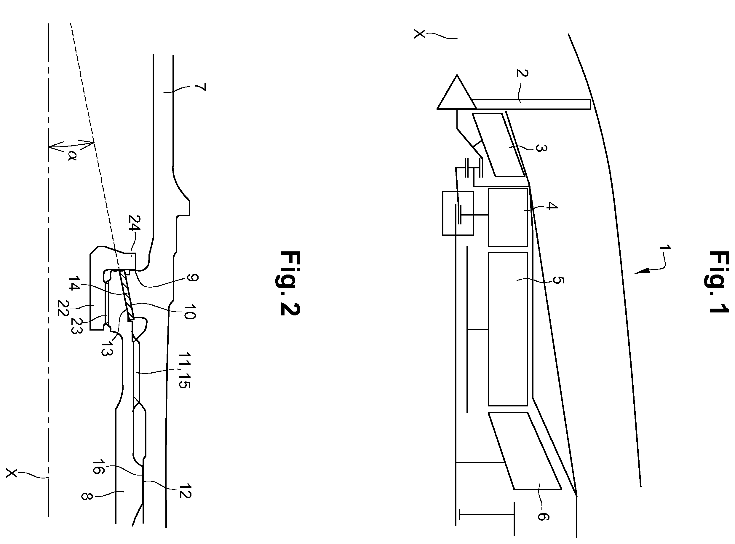 Patent US12460582 — Assembly for a turbine engine — Figure 1