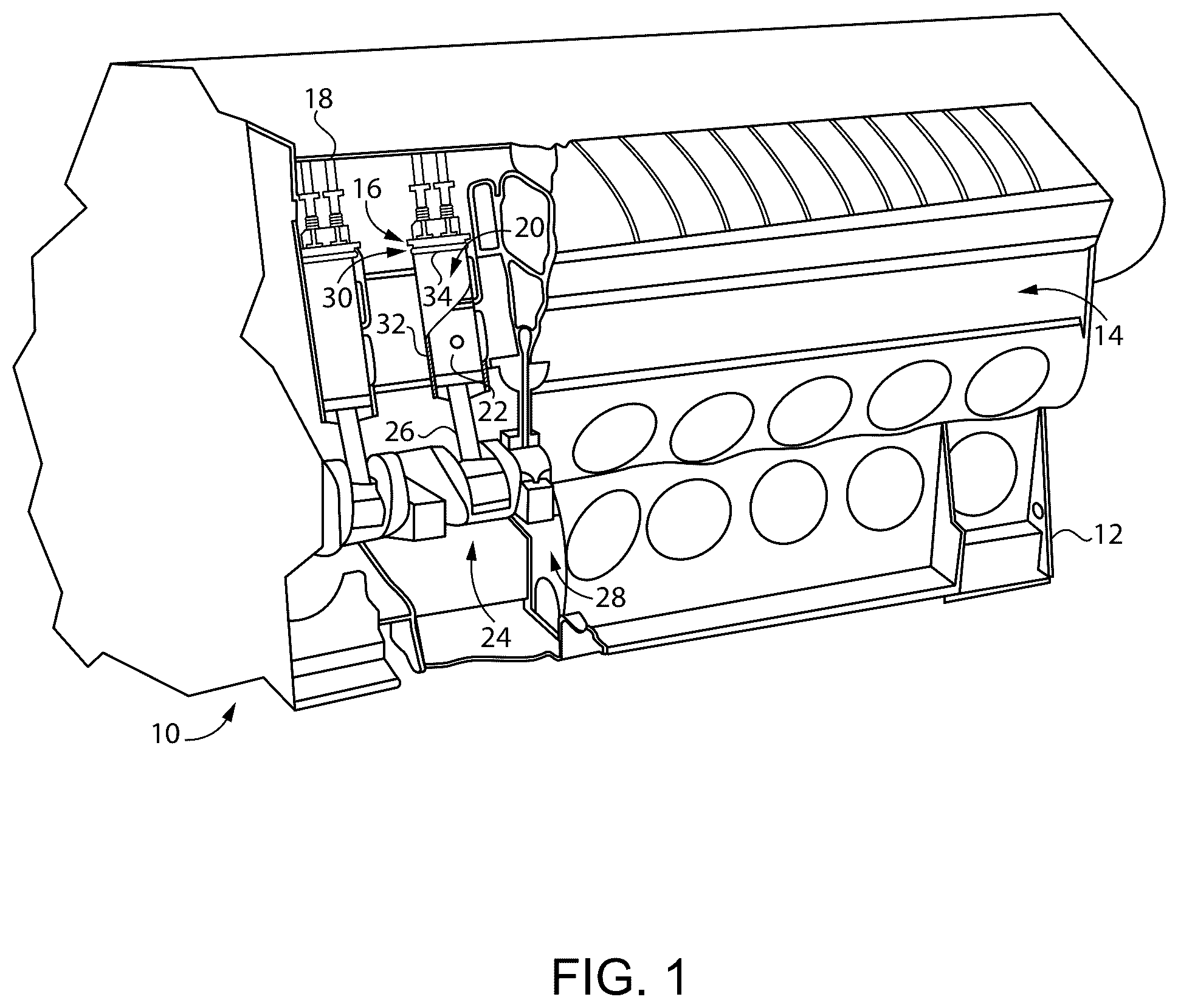 Patent US12460598 — Seal for cylinder liner assembly and method for making the same — Figure 1