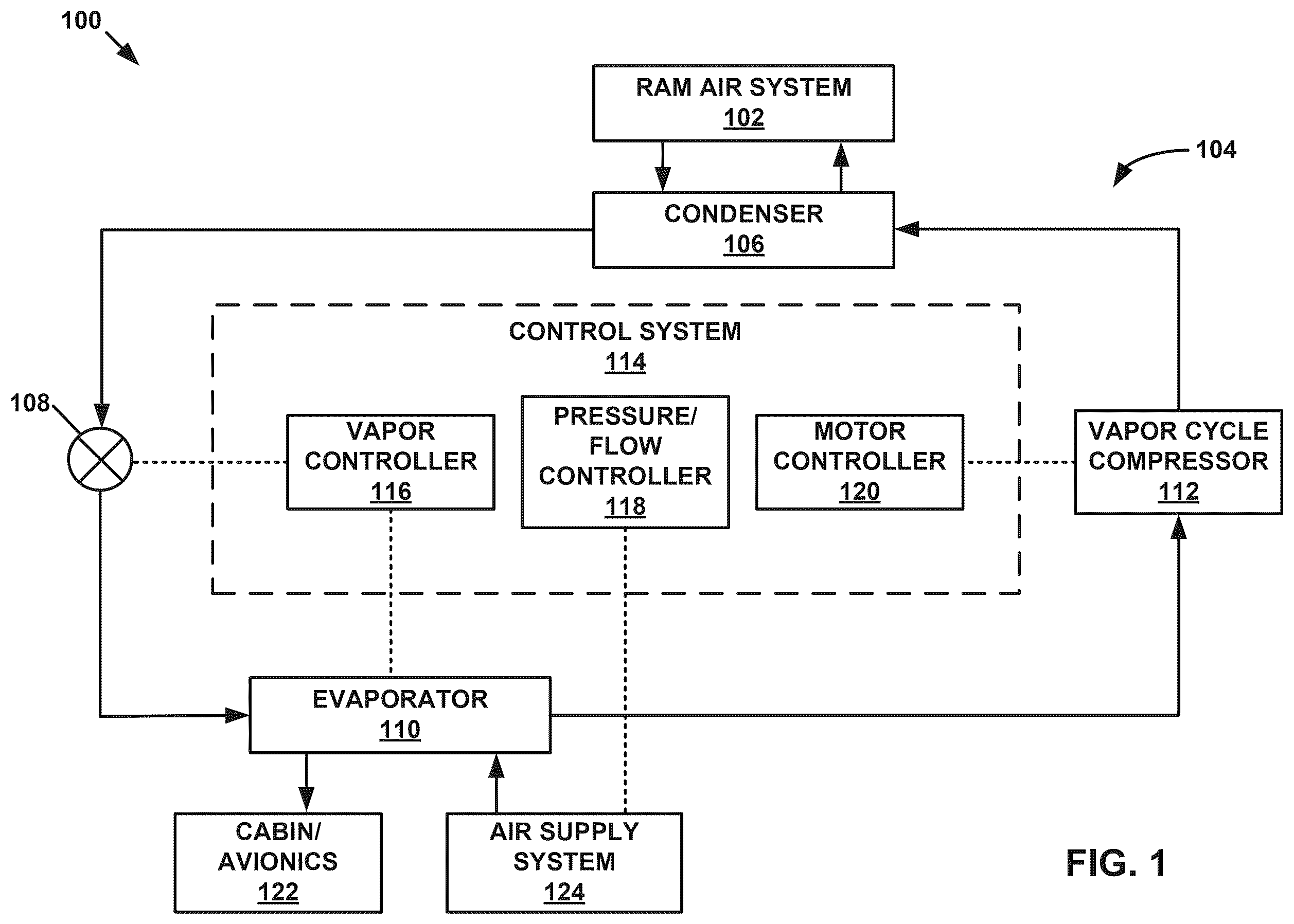 Patent US12460655 Figure 1 – Helical seal for multi-stage compressor