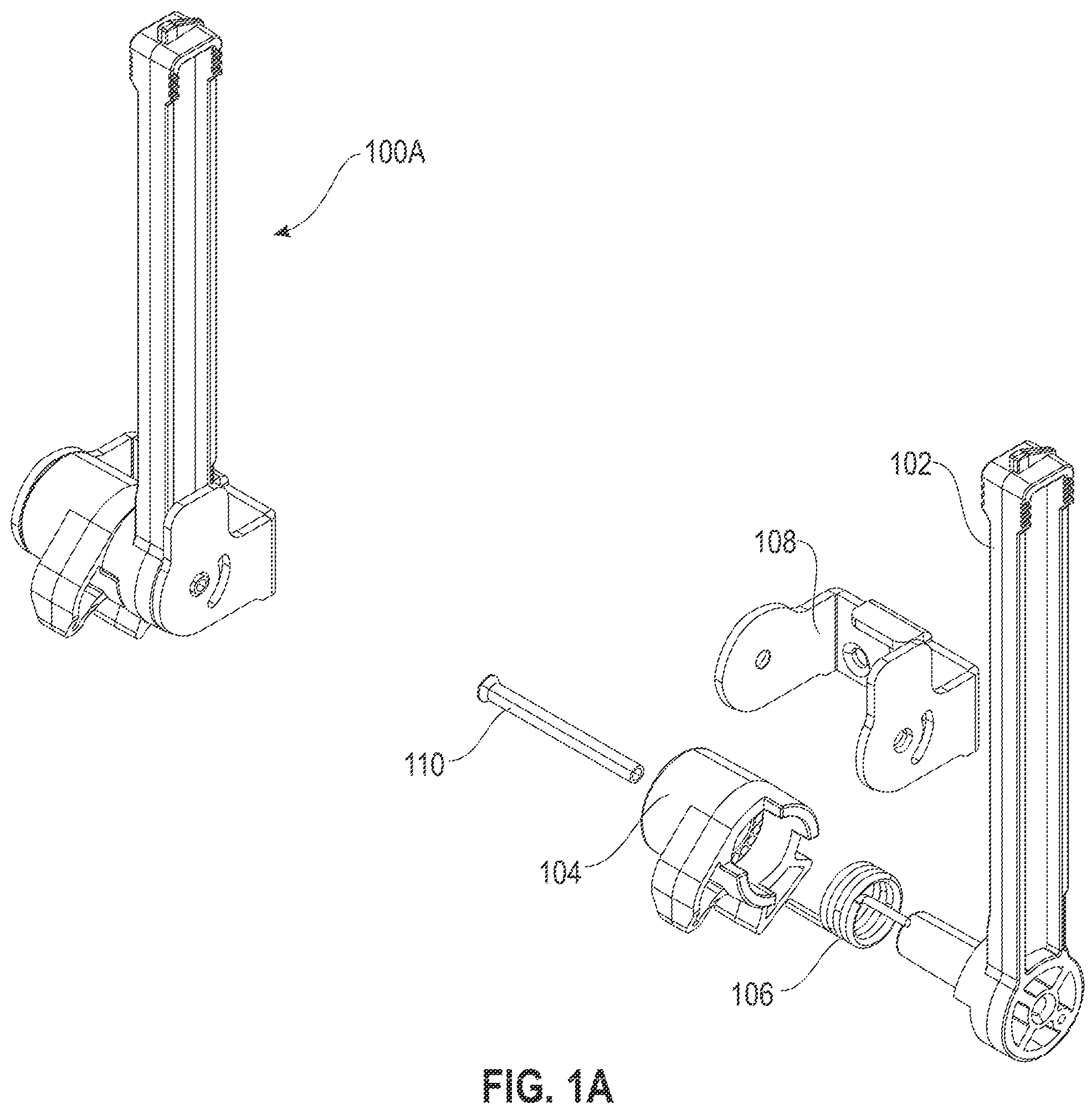 Patent US12460662 — Latching a removable element with tolerance-stack compliance — Figure 1
