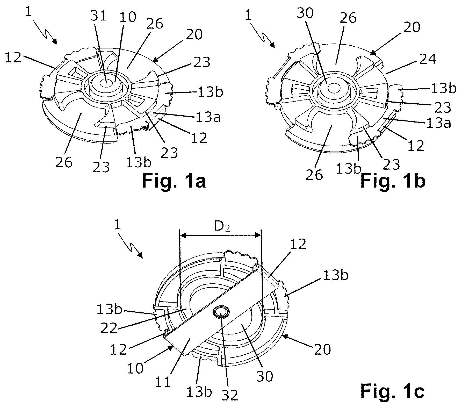Patent US12460665 — Doubling-up fitting and assembly having two doubled-up plates — Figure 1