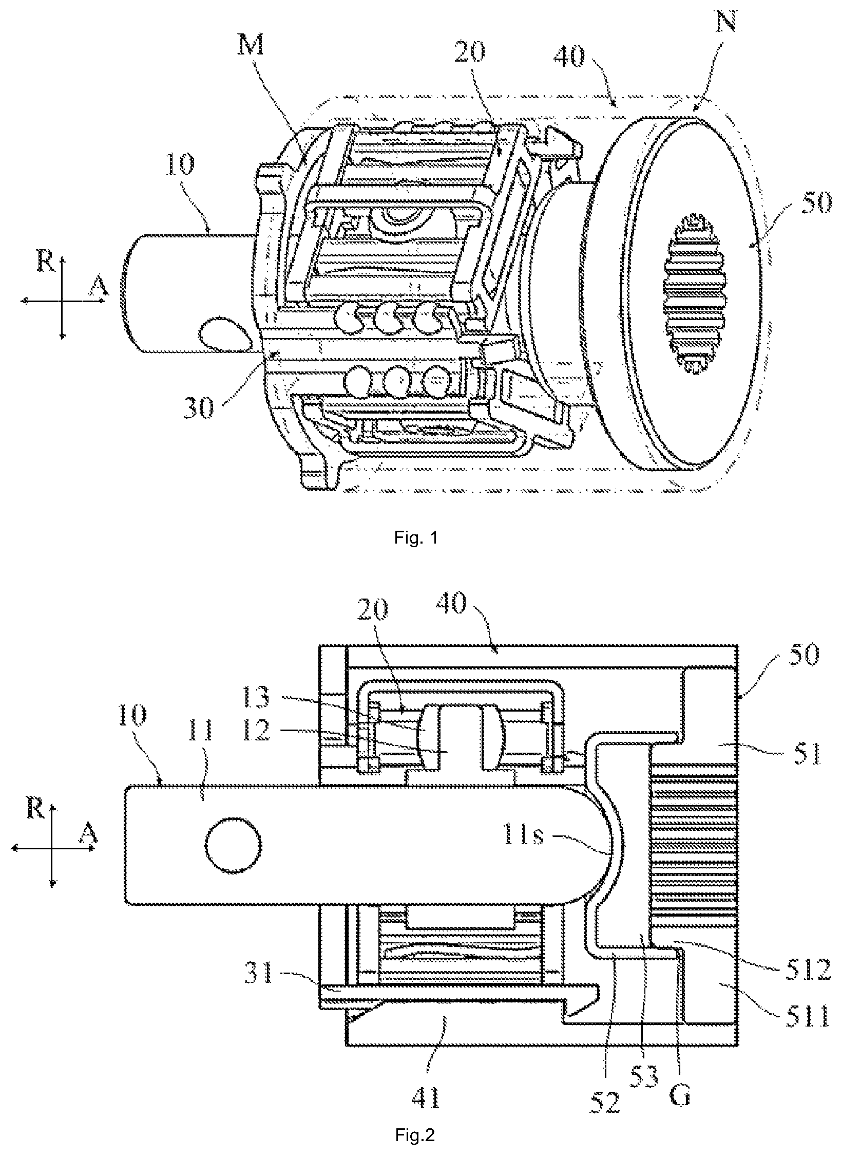 Patent US12460681 — Three ball pin-type coupling and steering mechanism — Figure 1