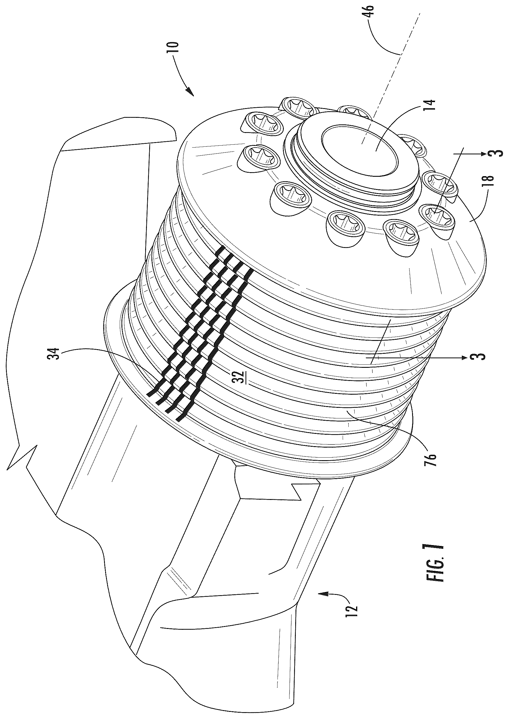 Patent US12460686 — Electromagnetic clutch — Figure 1