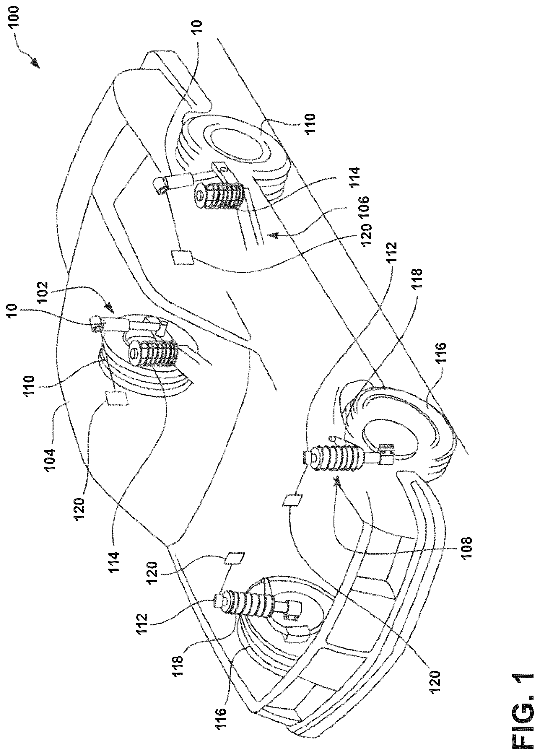 Patent US12460694 — Hydraulic damper having a pressure tube and a ring — Figure 1