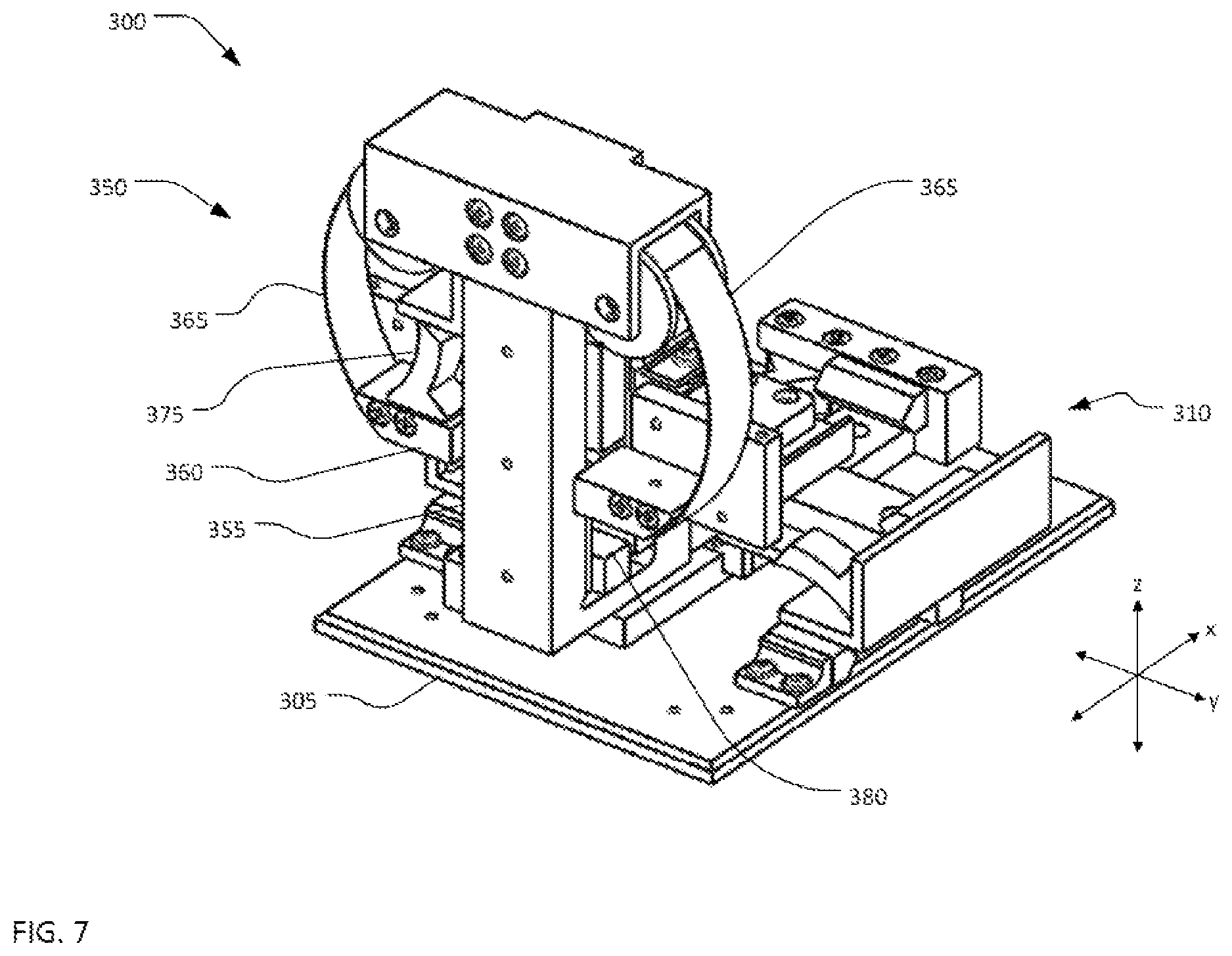 Patent US12460697 Figure 7 – Passive motion isolation system