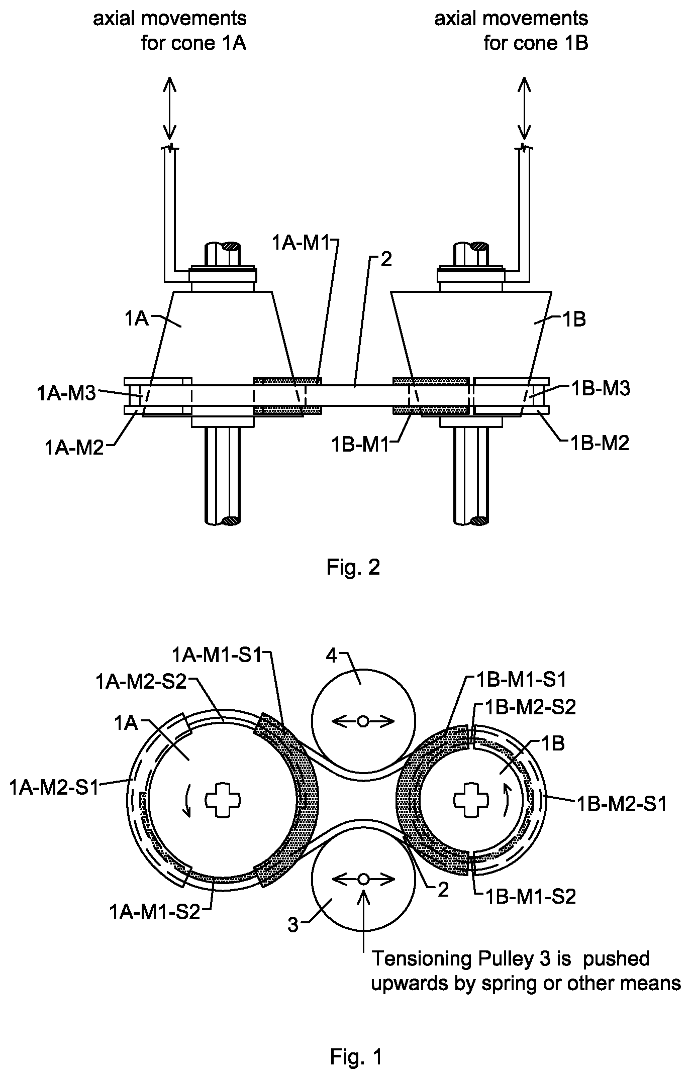 Patent US12460702 Figure 1 – Flexible ramp for raising a leveling extension