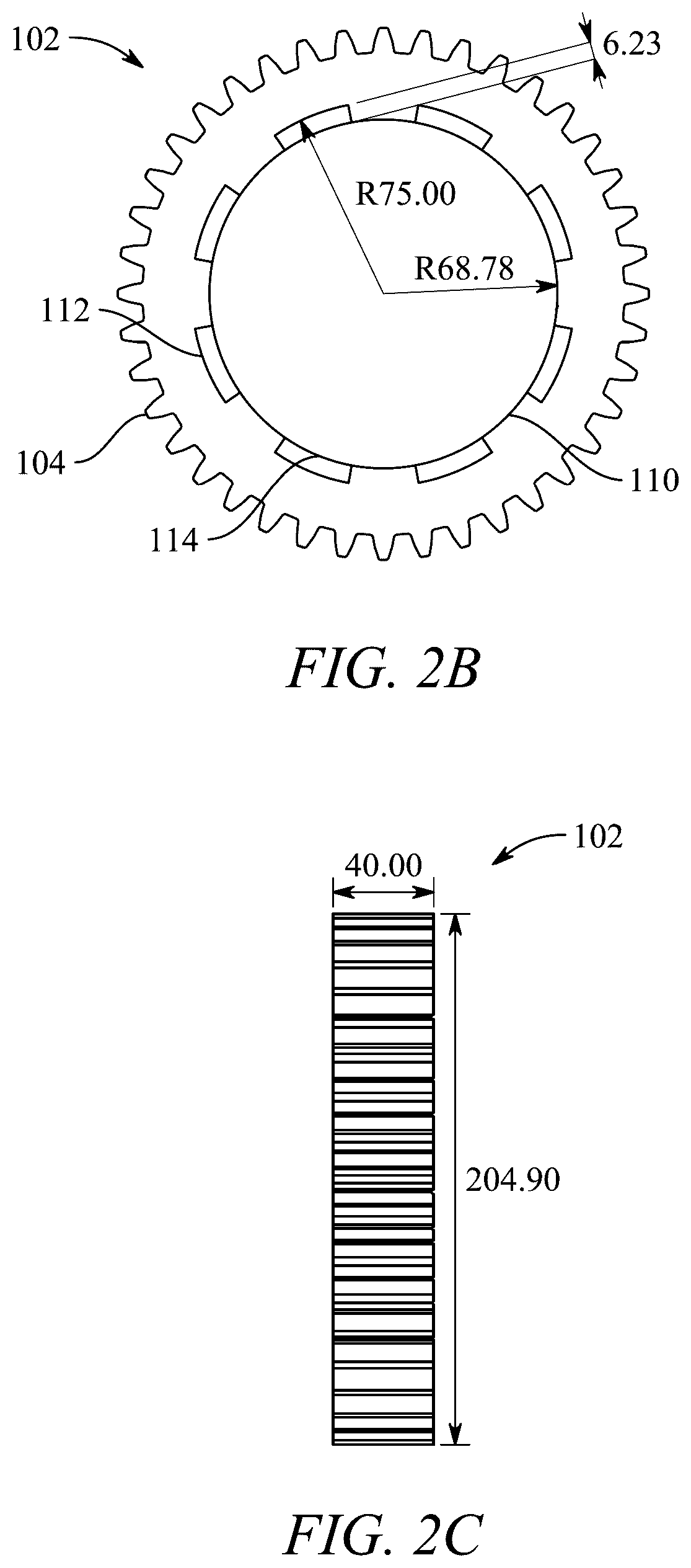 Patent US12460711 Figure 3 – Dual spline gear assembly