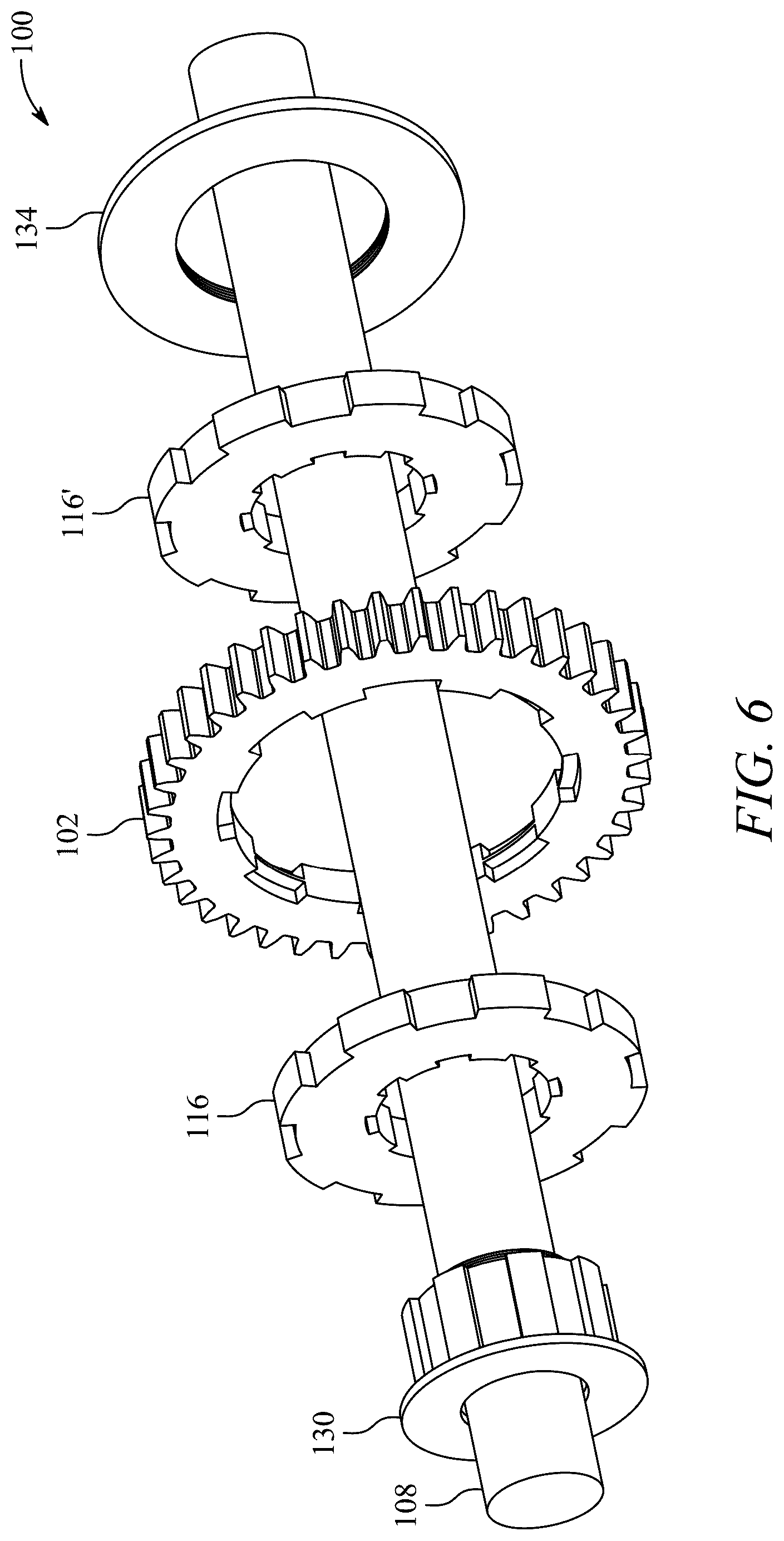 Patent US12460711 Figure 10 – Dual spline gear assembly