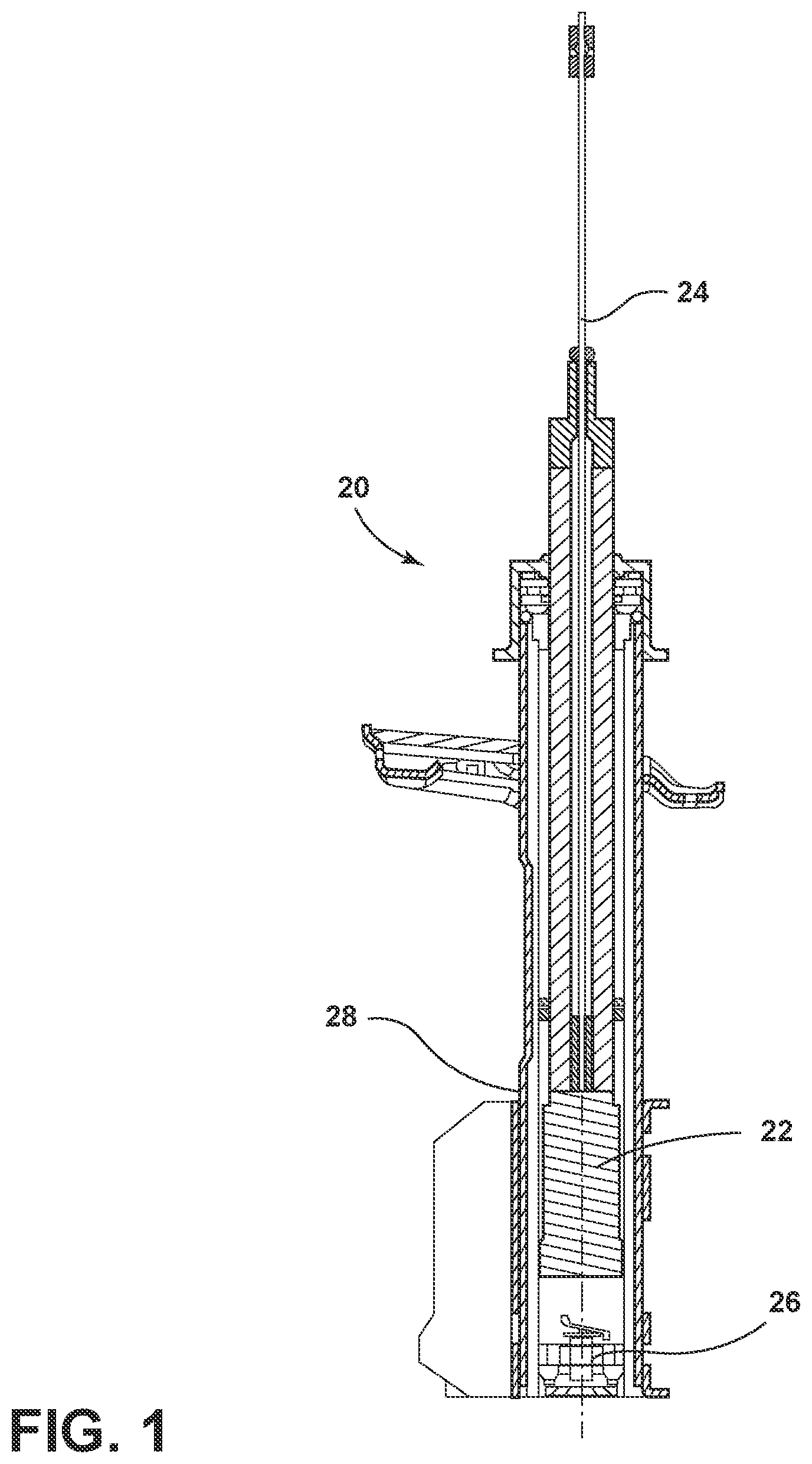 Patent US12460736 — Smart damping control valve — Figure 1