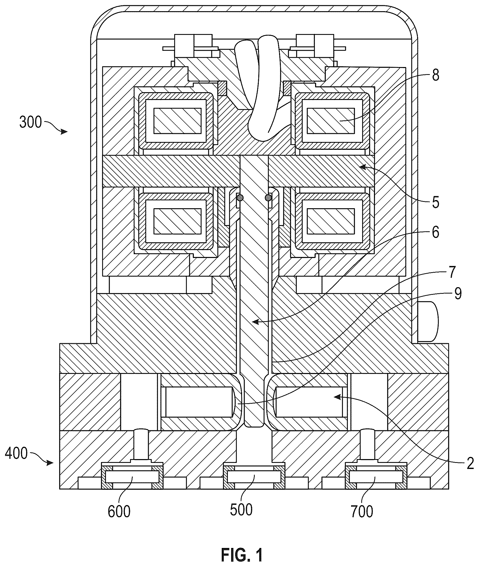 Patent US12460739 — Servovalve — Figure 1