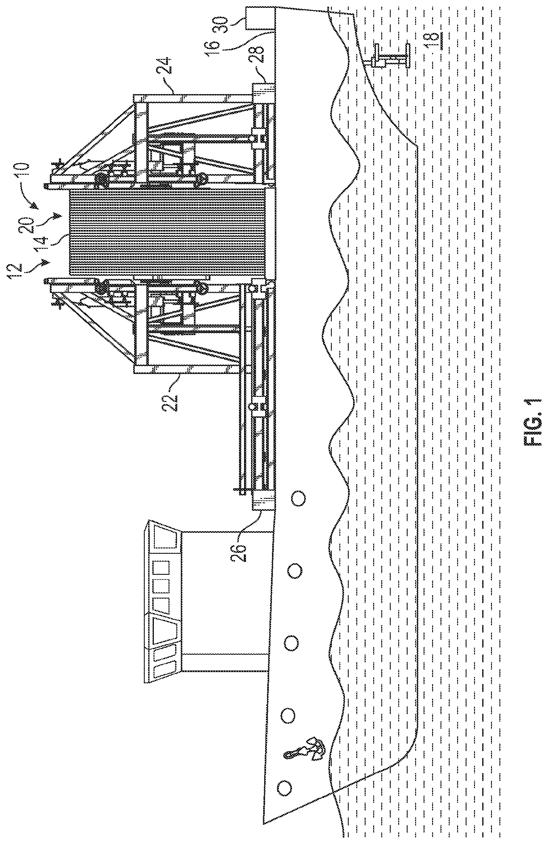 Patent US12460747 — System and method for deploying coils of spoolable pipe — Figure 1