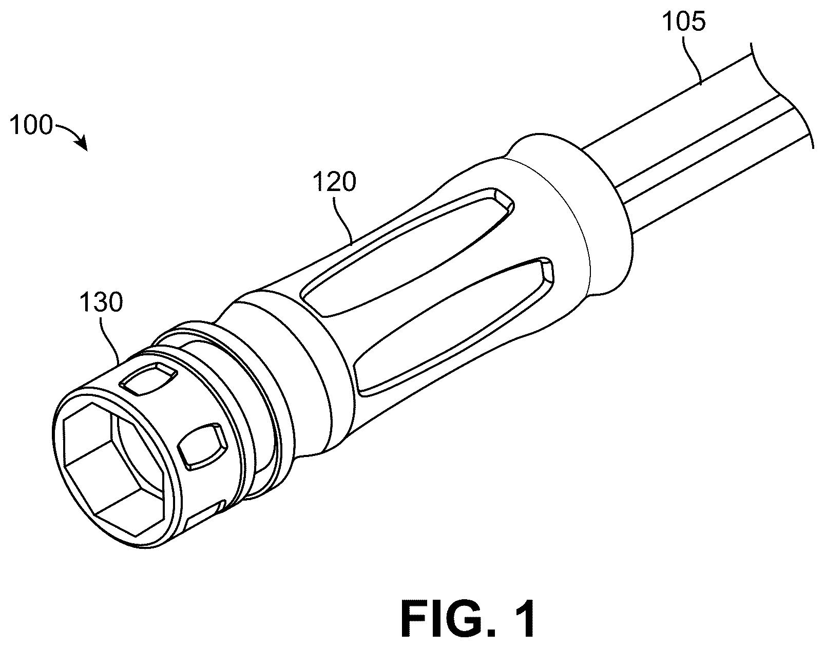 Patent US12460748 — Twistable rotation sleeve grip structure for garden hoses — Figure 1