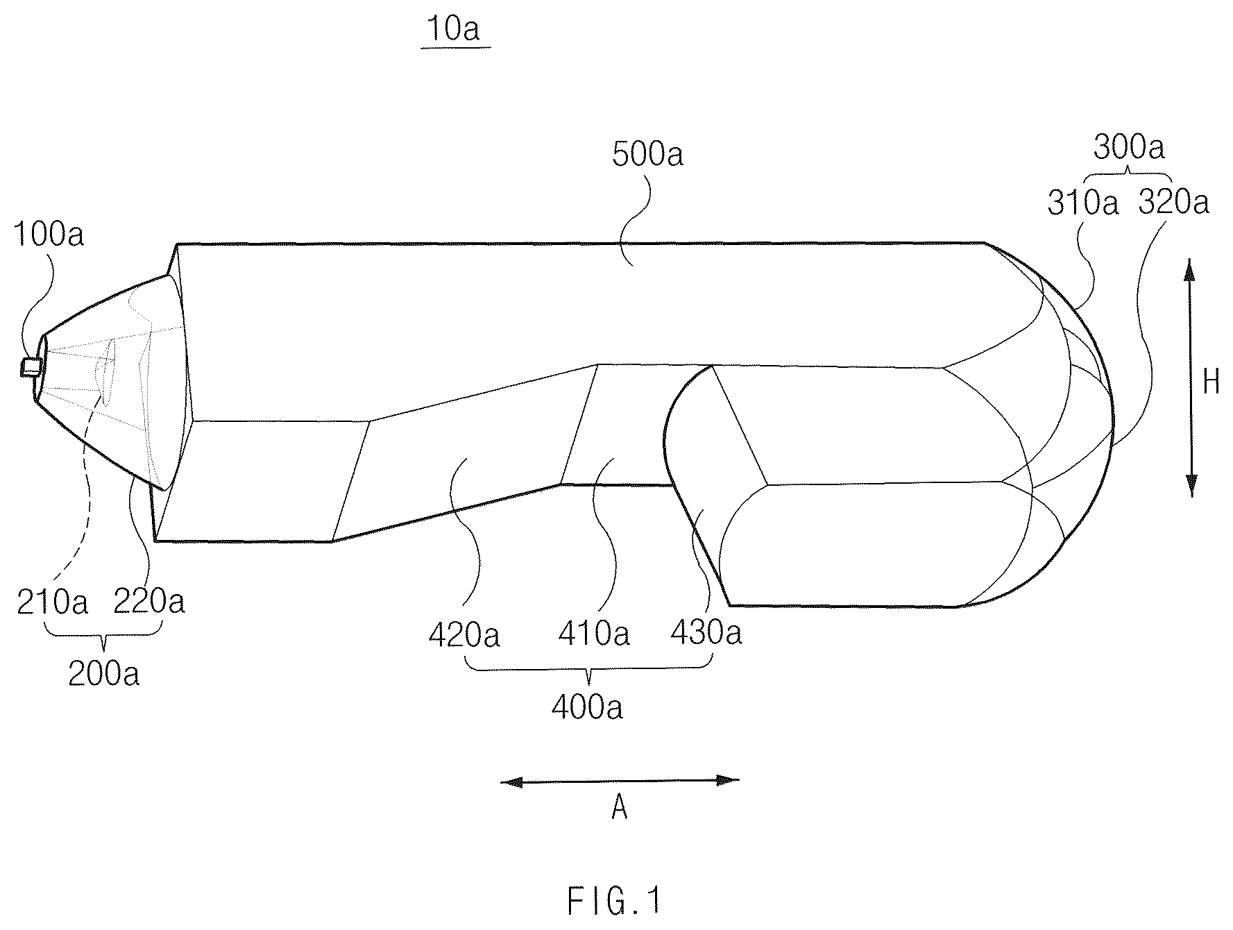 Patent US12460782 — Lamp — Figure 1