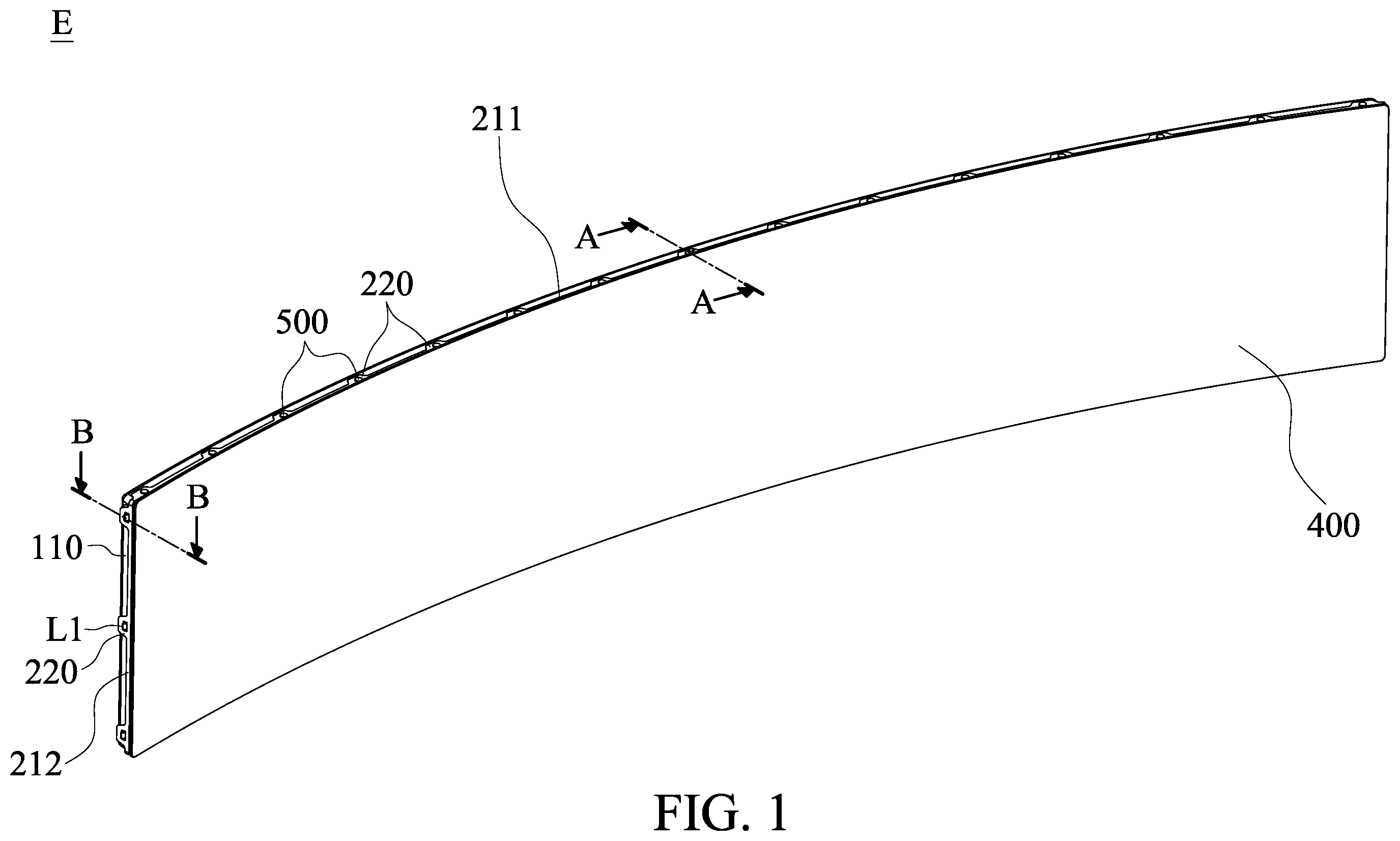 Patent US12460795 Figure 1 – Electronic device and manufacturing method thereof