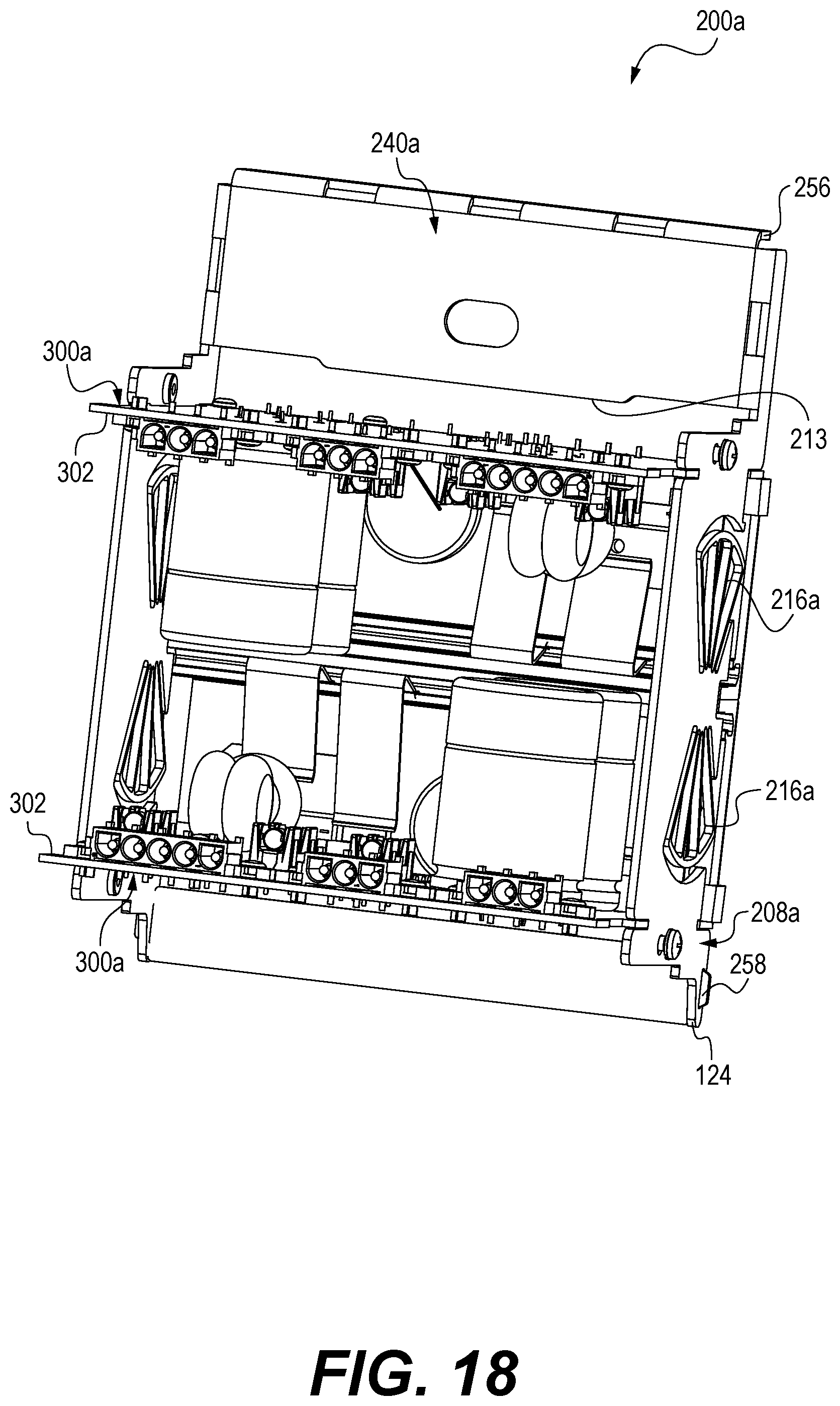 Patent US12460802 Figure 15 – Wire keeper, and an electrical component enclosure for retrofitting a lighting system with LED lights