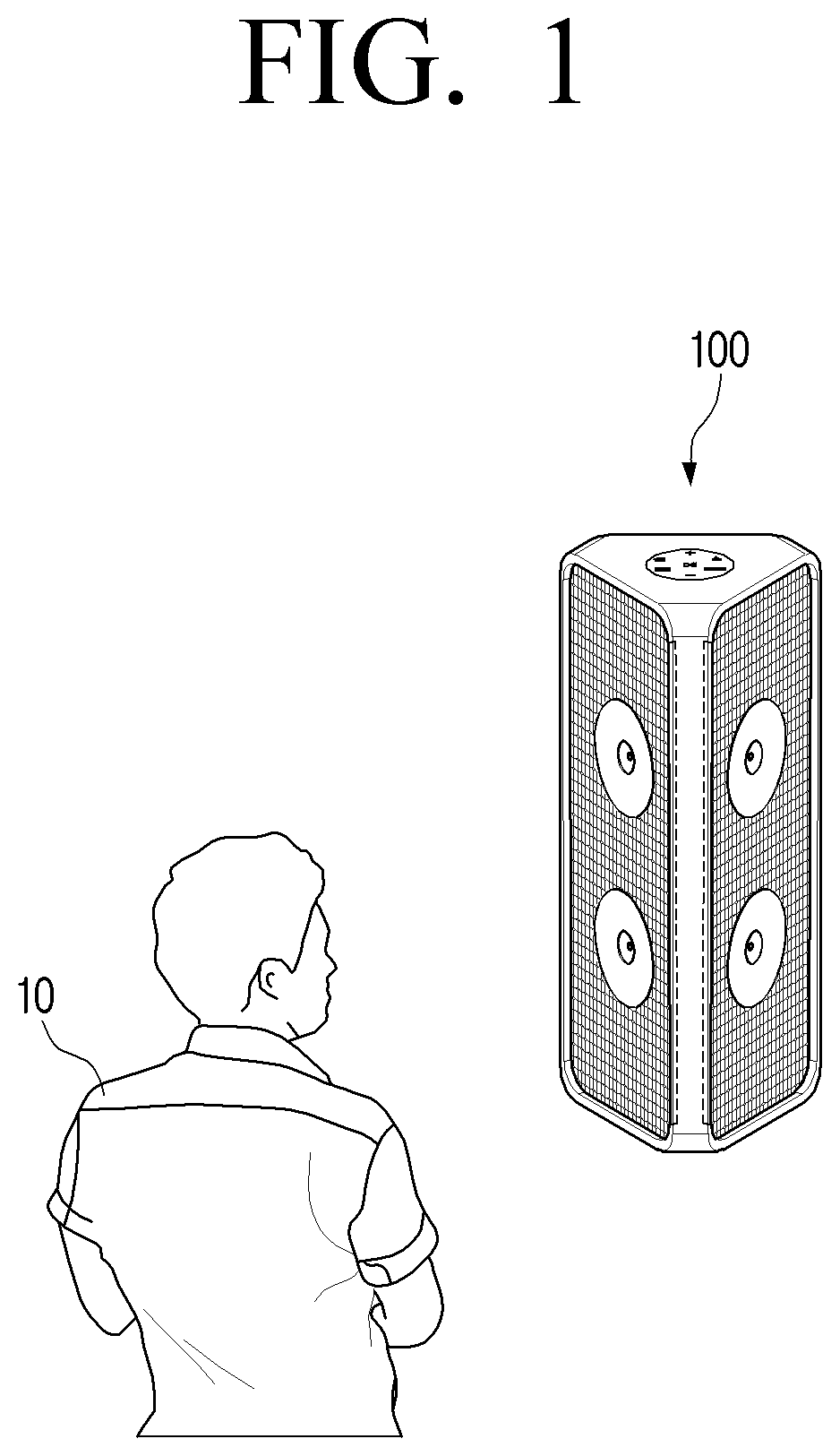 Patent US12460811 — Speaker and control method thereof — Figure 1