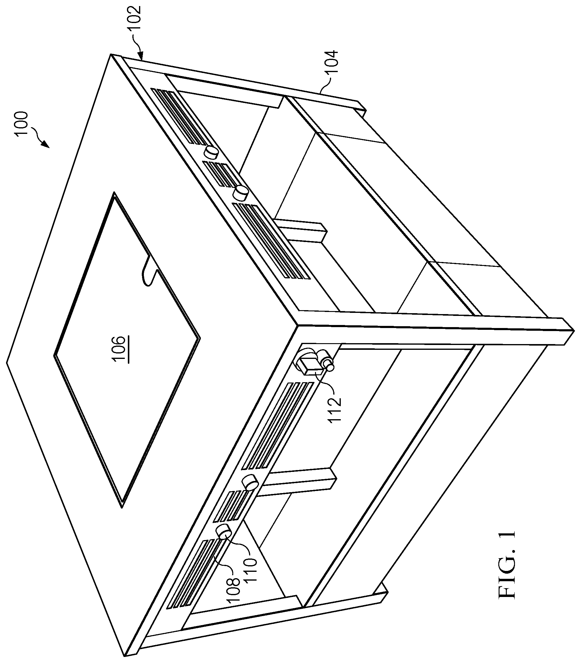 Patent US12460823 — Gas fire pit with repellent capabilities — Figure 1