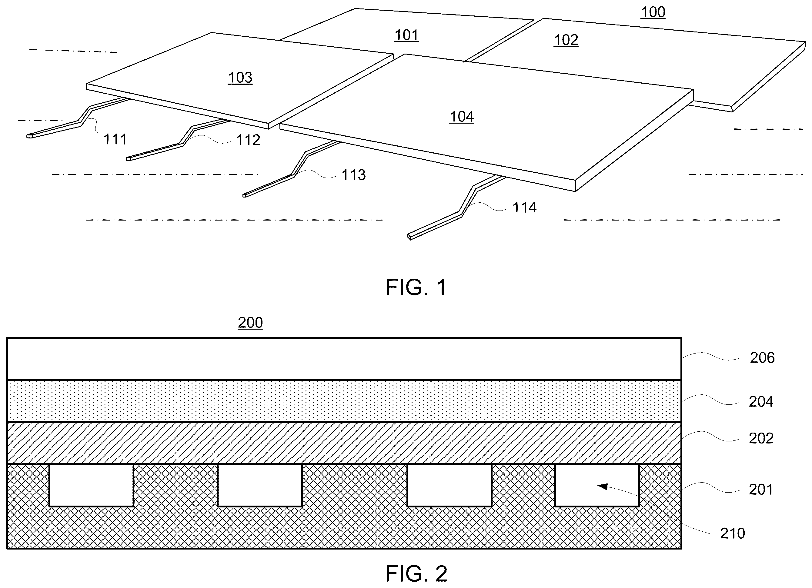 Patent US12460831 Figure 1 – Cooling panel system