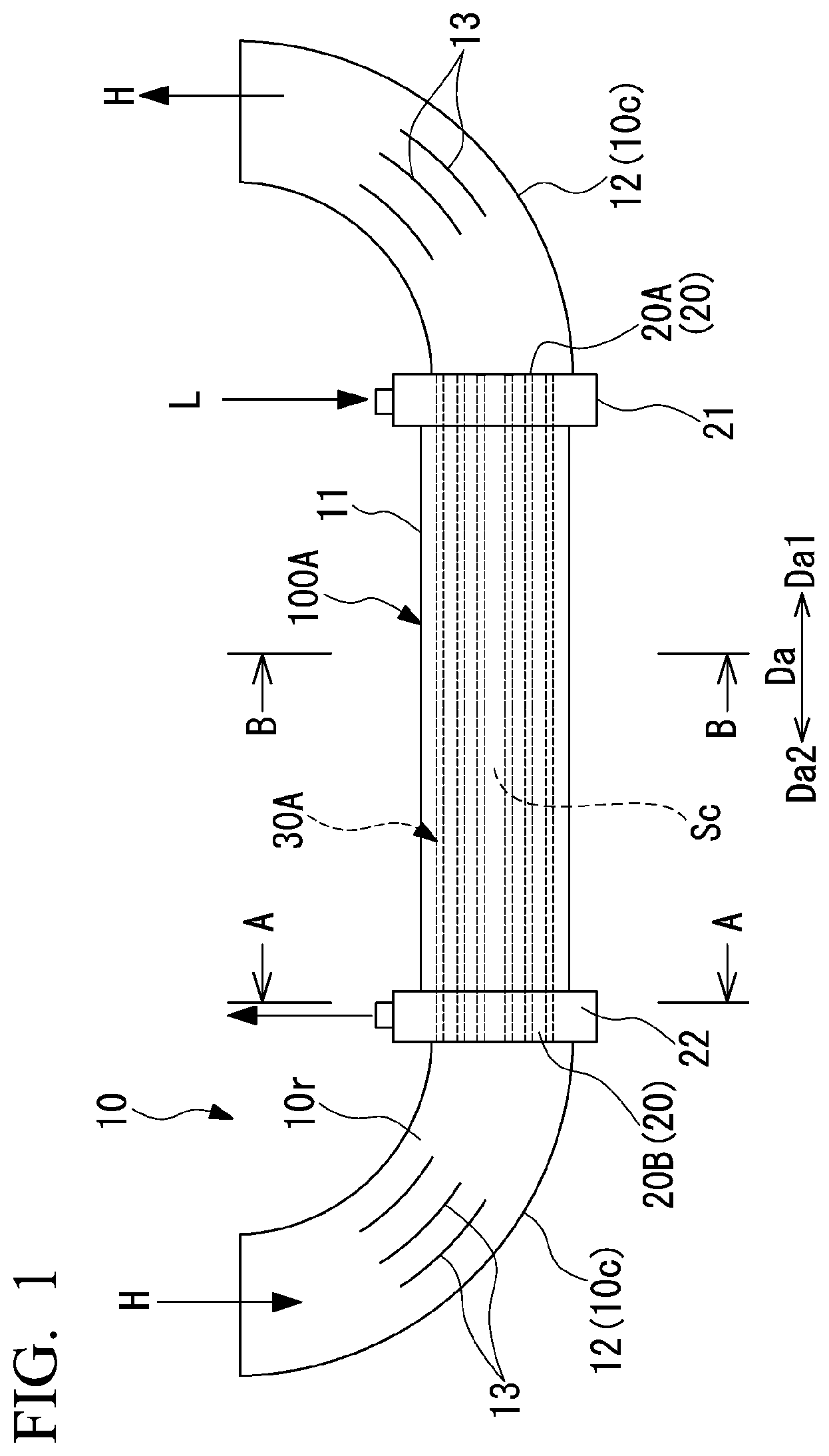 Patent US12460871 — Heat exchanger — Figure 1