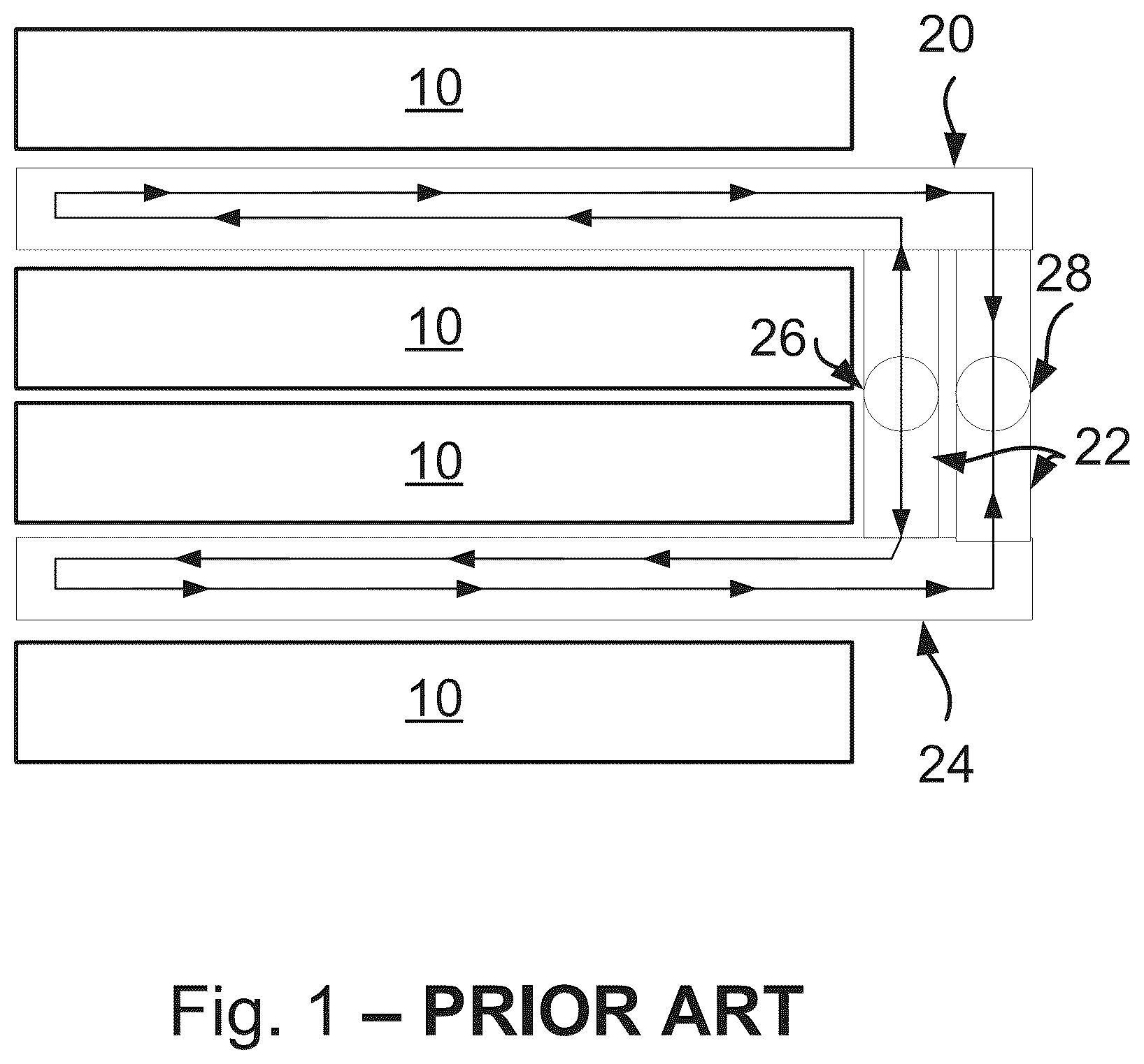 Patent US12460880 — Manifold for a coldplate cooling system — Figure 1