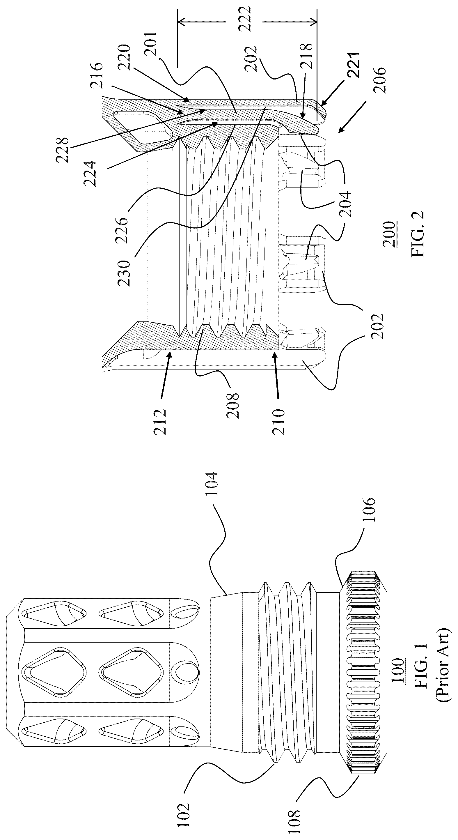 Patent US12460889 Figure 1 – Suppressor connector for firearms