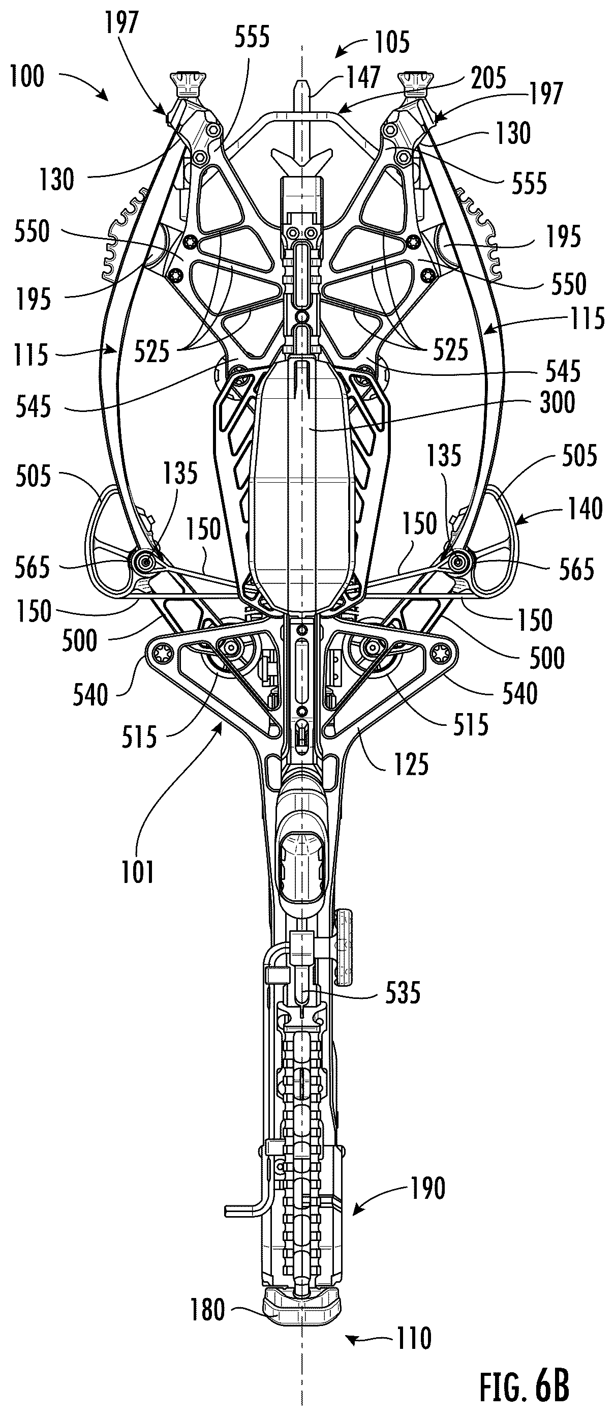 Patent US12460894 Figure 10 – Crossbow with cocking mechanism