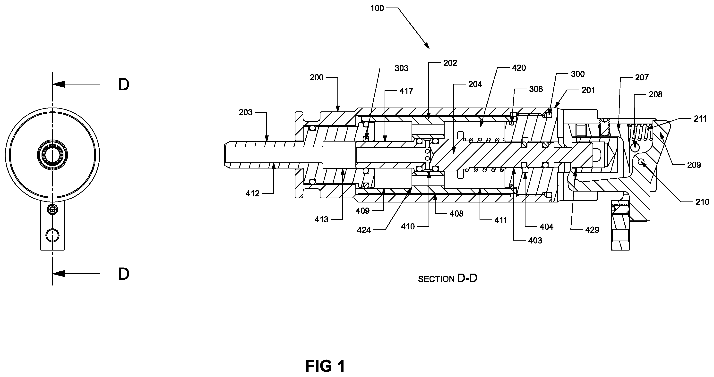 Patent US12460899 — Pneumatic projectile launching system — Figure 1