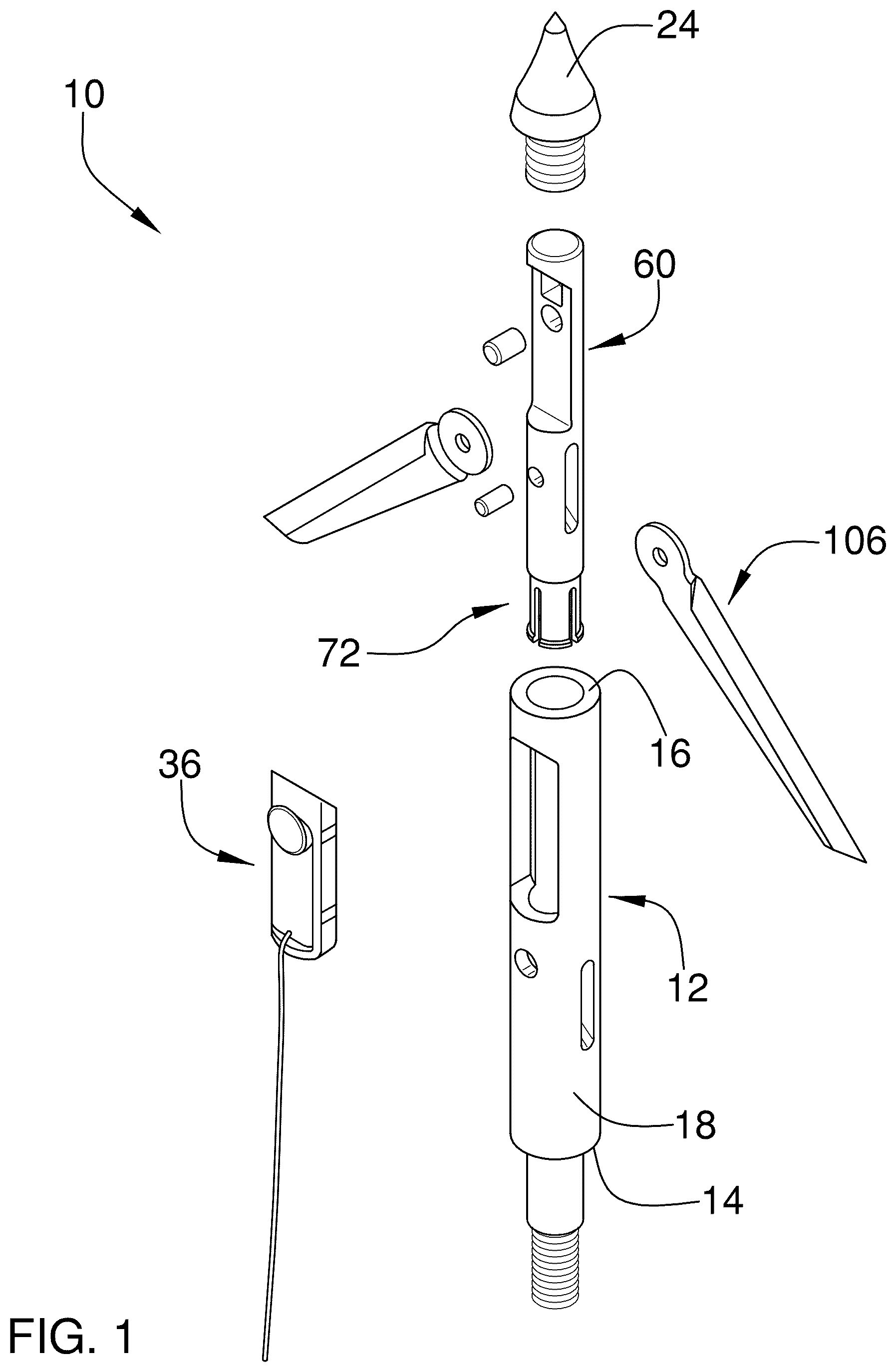 Patent US12460908 — Hunting game tracking system — Figure 1