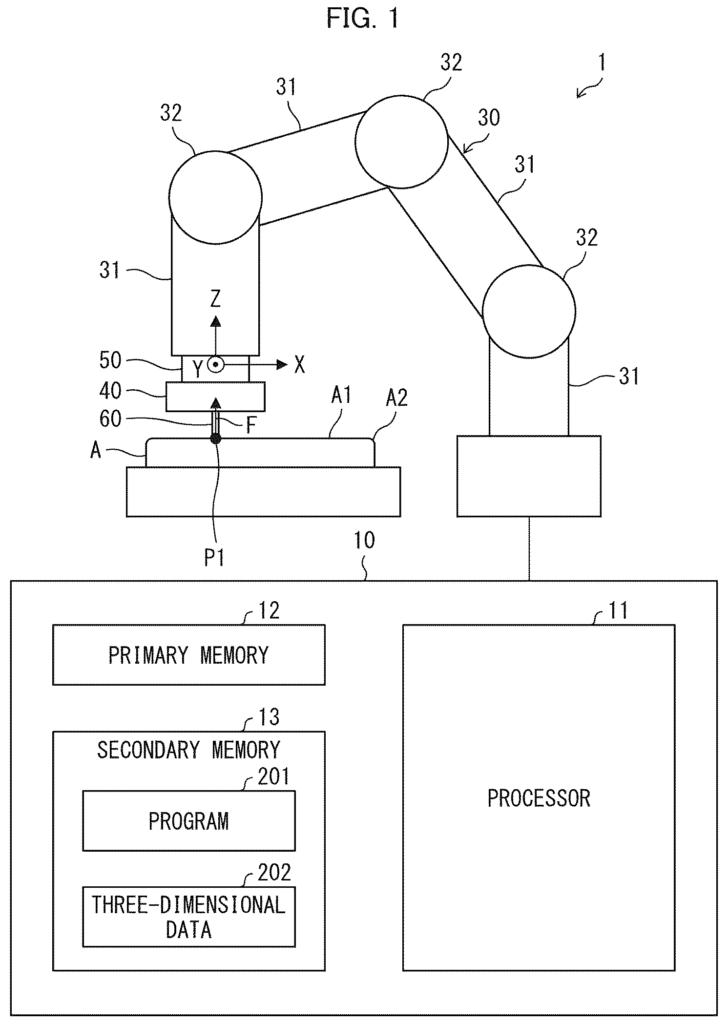 Patent US12460914 — Measurement system and checking method — Figure 1
