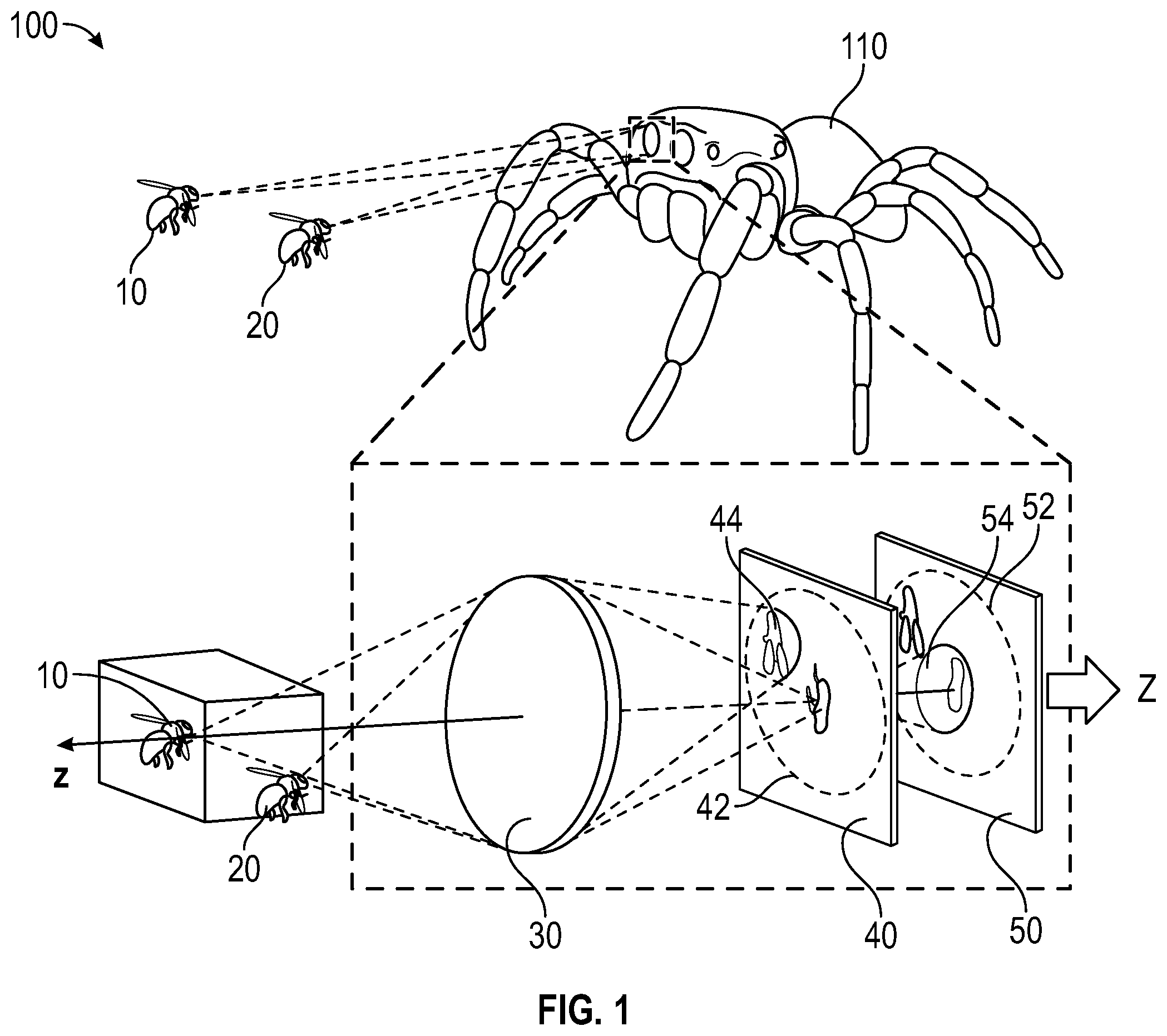 Patent US12460919 — Compact metalens depth sensors — Figure 1