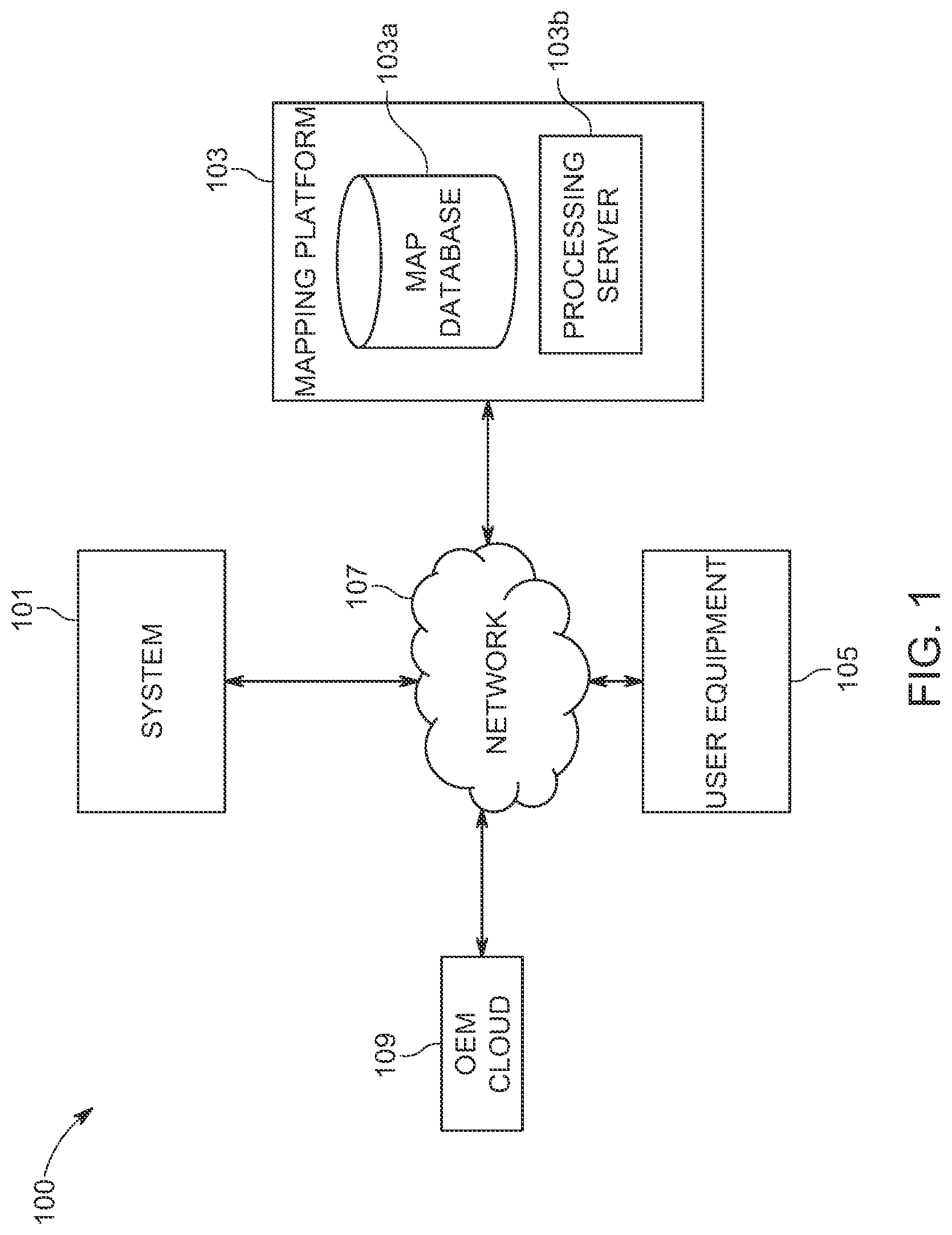 Patent US12460932 — System and method for detecting a road works zone — Figure 1