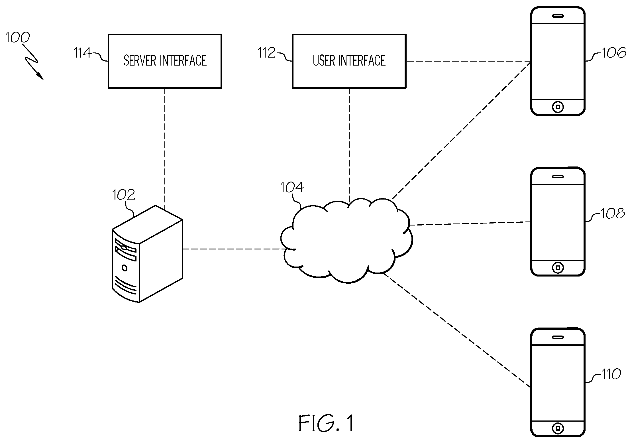 Patent US12460939 Figure 1 – Systems and methods for vacant property identification and display
