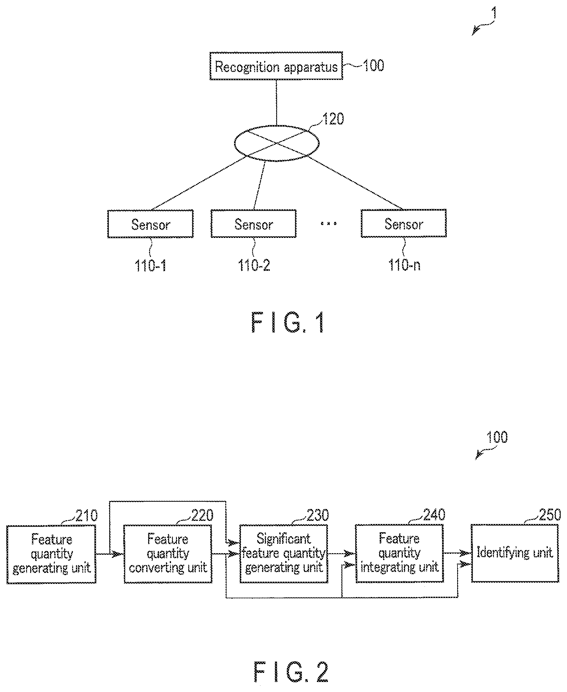 Patent US12460954 — Recognition apparatus, recognition method, and non-transitory computer-readable storage medium — Figure 1