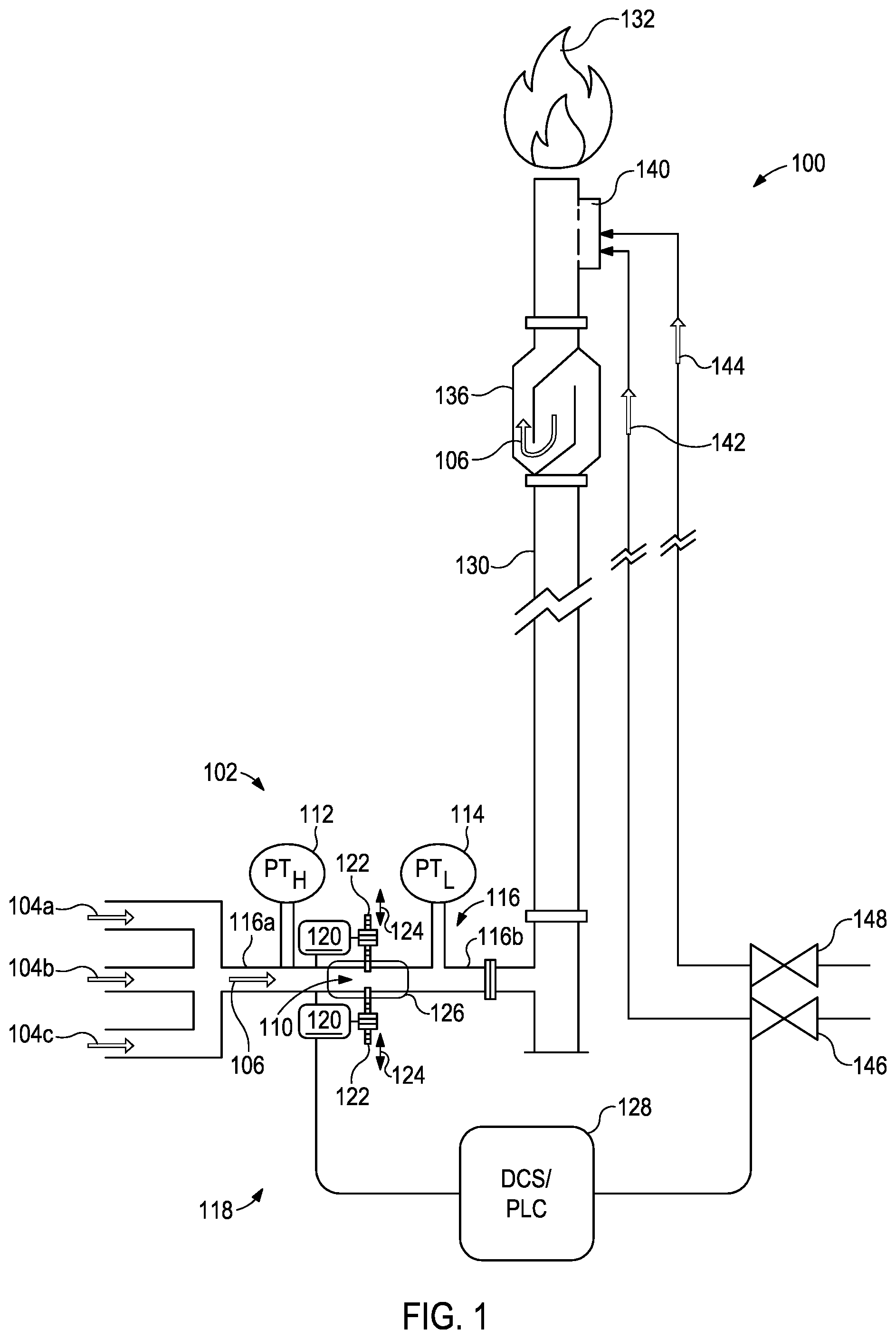Patent US12460956 — Automated adjustable geared orifice flow meter — Figure 1