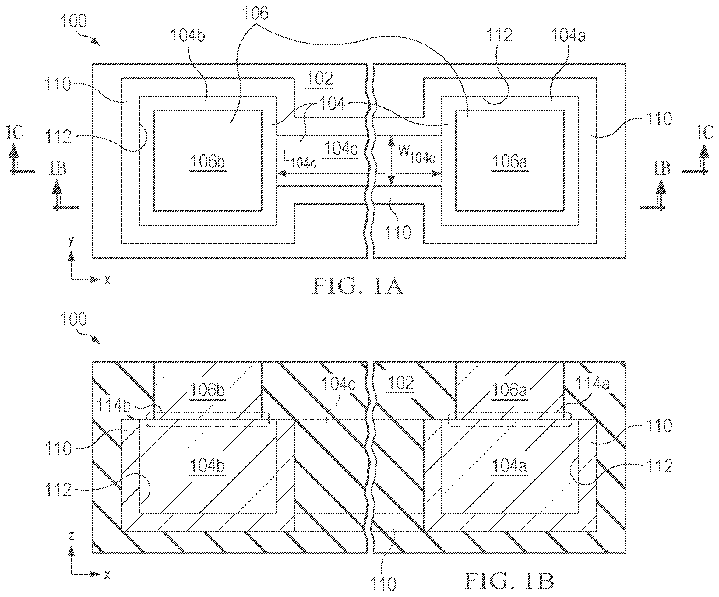 Patent US12460976 — Integrated thermocouple — Figure 1