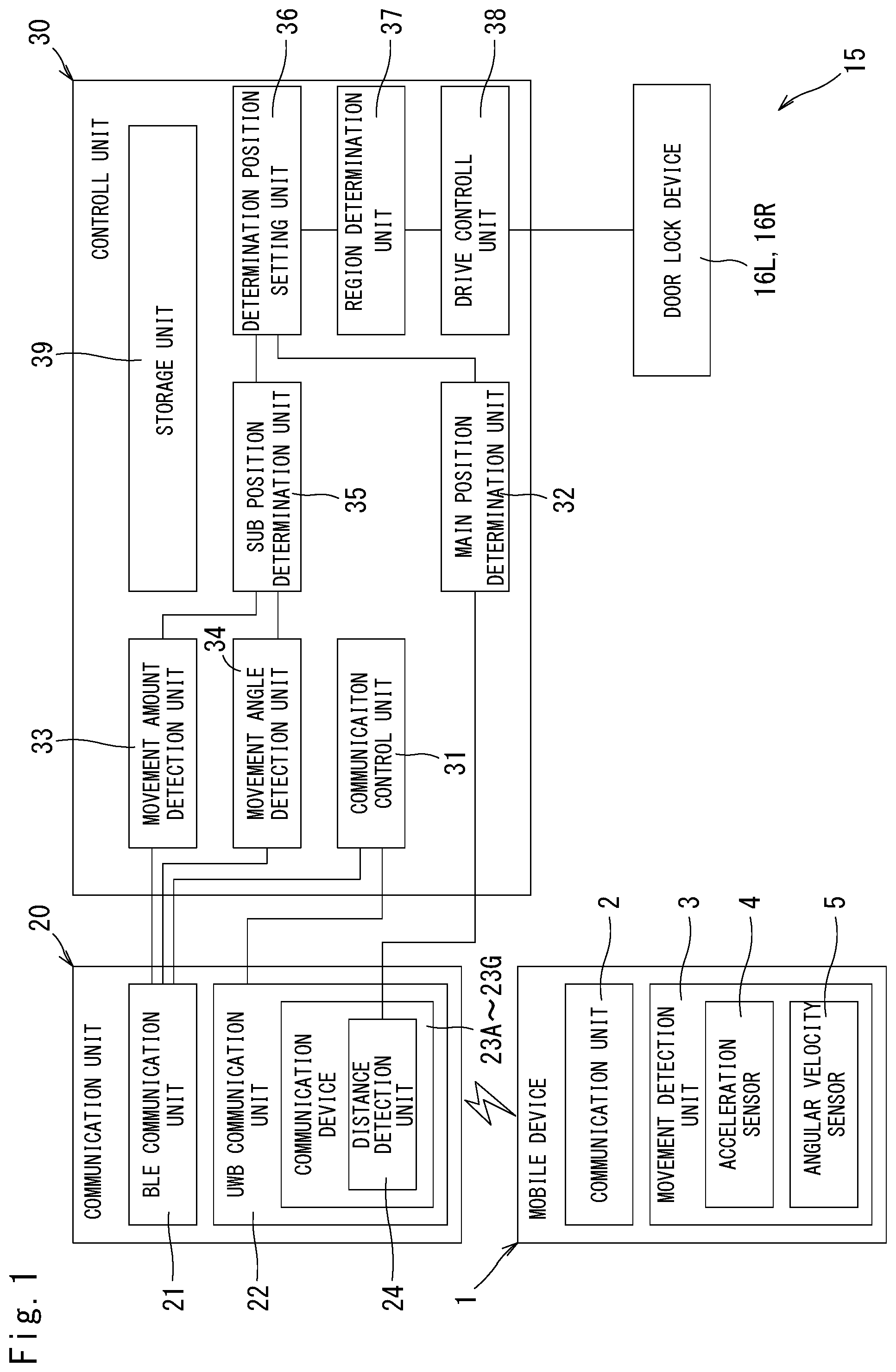 Patent US12468026 — Position determination device — Figure 1