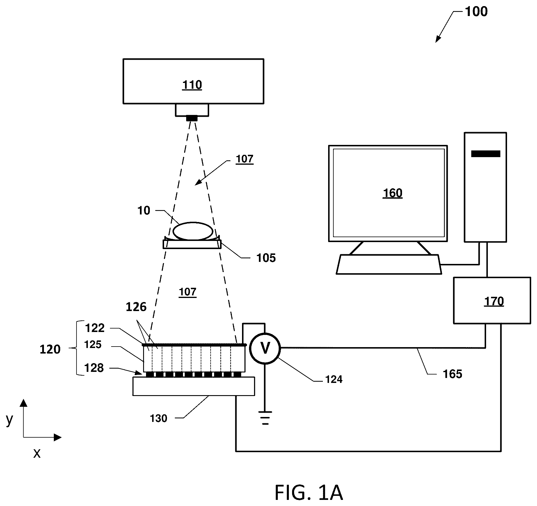 Patent US12468054 Figure 1 – Radiation detector module with local processing unit