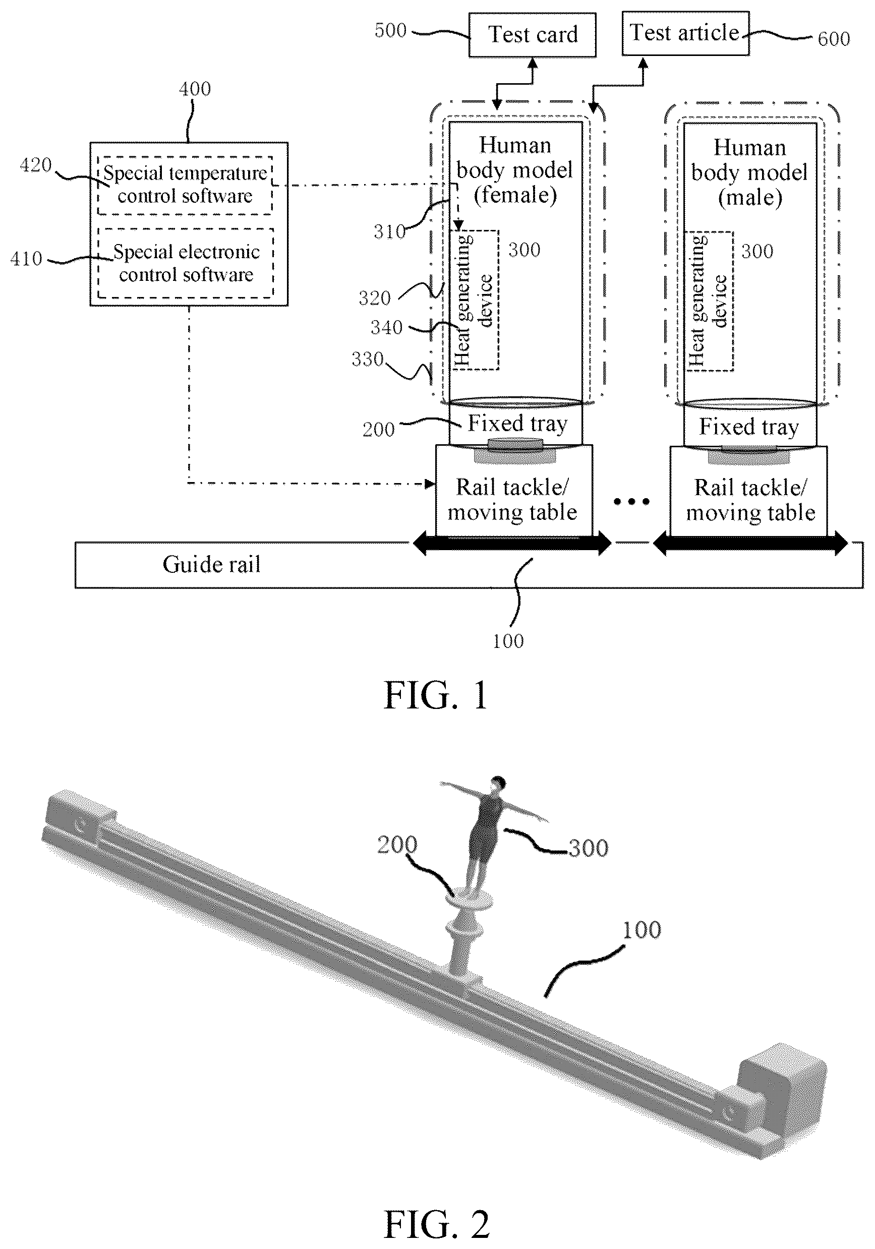 Patent US12468065 — Measurement system and measurement method for measuring detection performance of human body safety inspection equipment — Figure 1