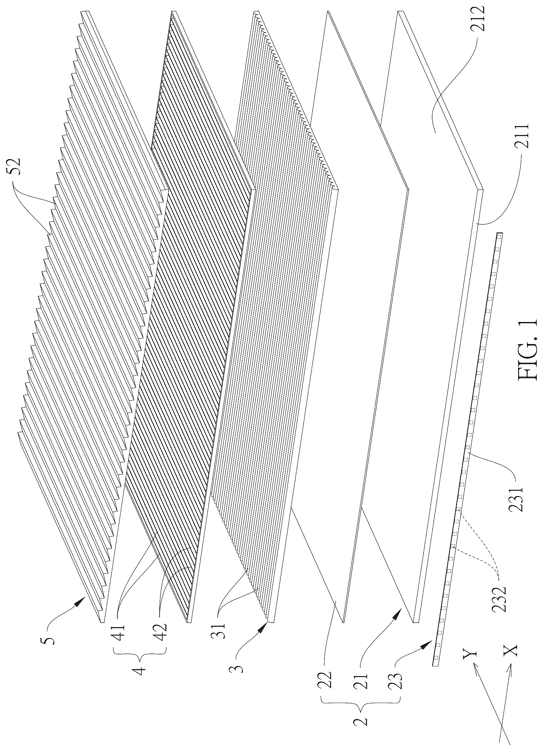 Patent US12468082 — Backlight module and display device — Figure 1