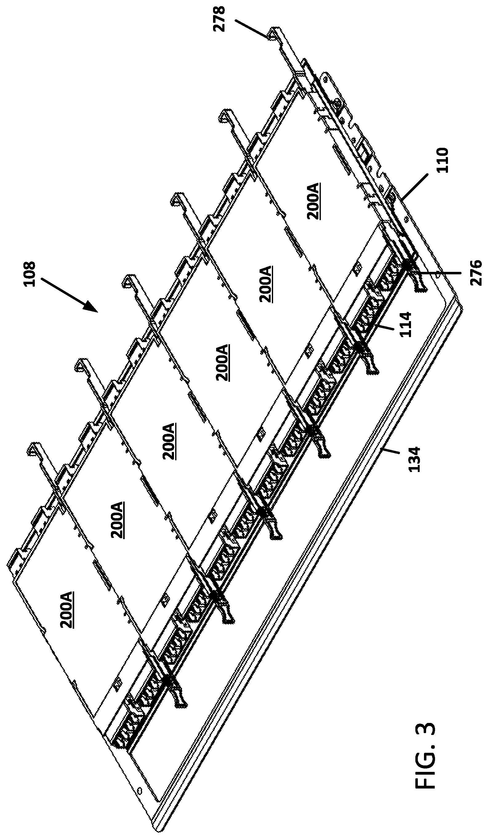 Patent US12468107 Figure 3 – Communications panel system