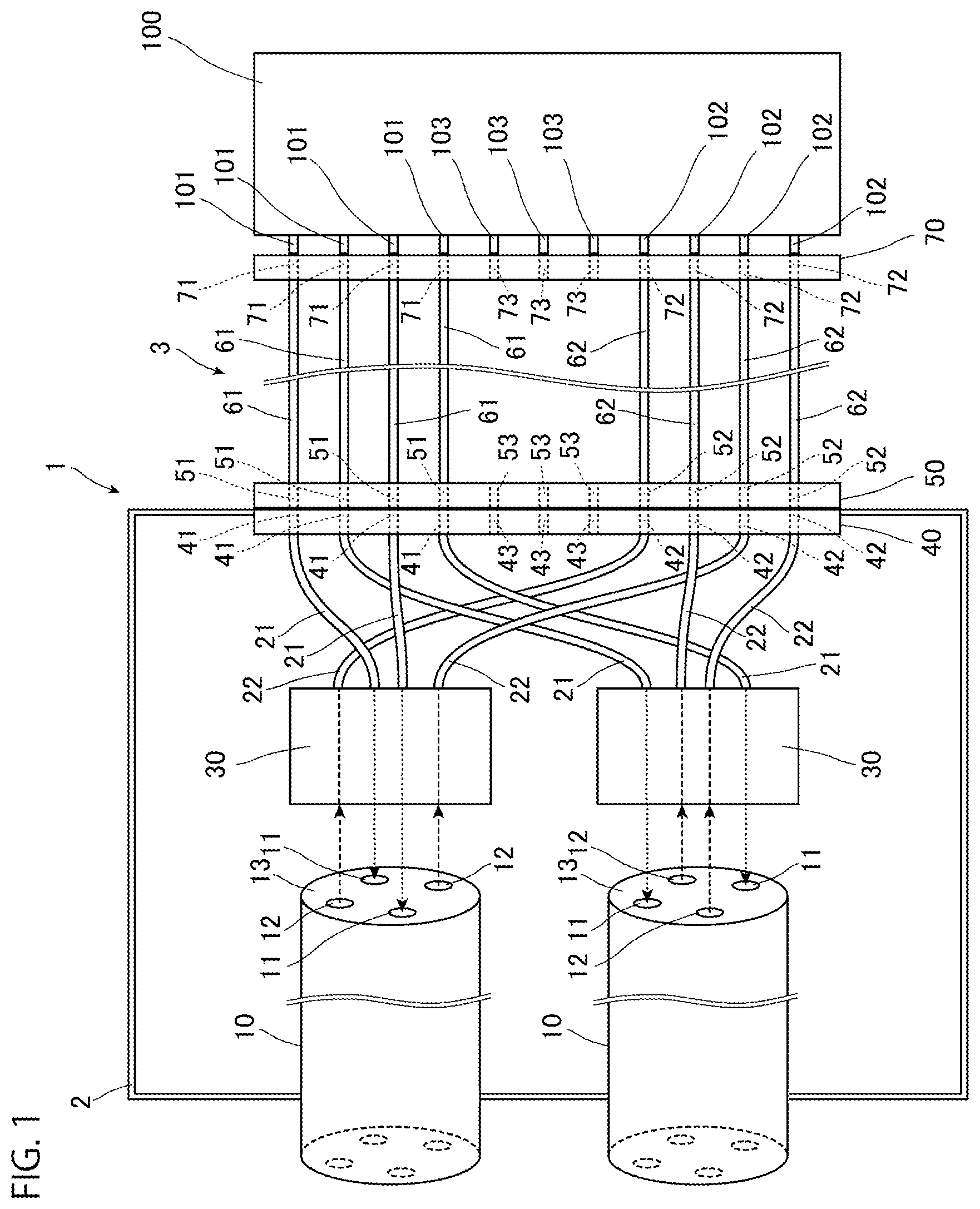 Patent US12468109 — Optical input/output device — Figure 1