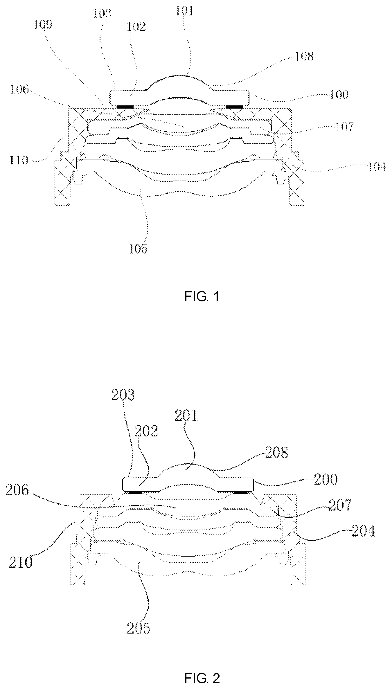 Patent US12468113 Figure 1 – Optical lens, manufacturing method of optical lens, and camera module