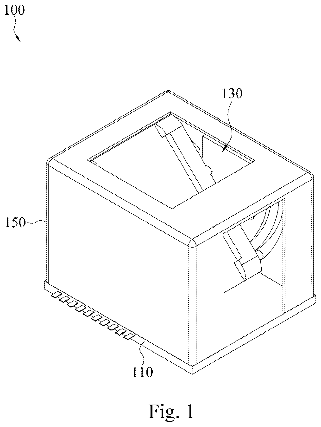 Patent US12468116 — Adjustable mirror motor assembly — Figure 1
